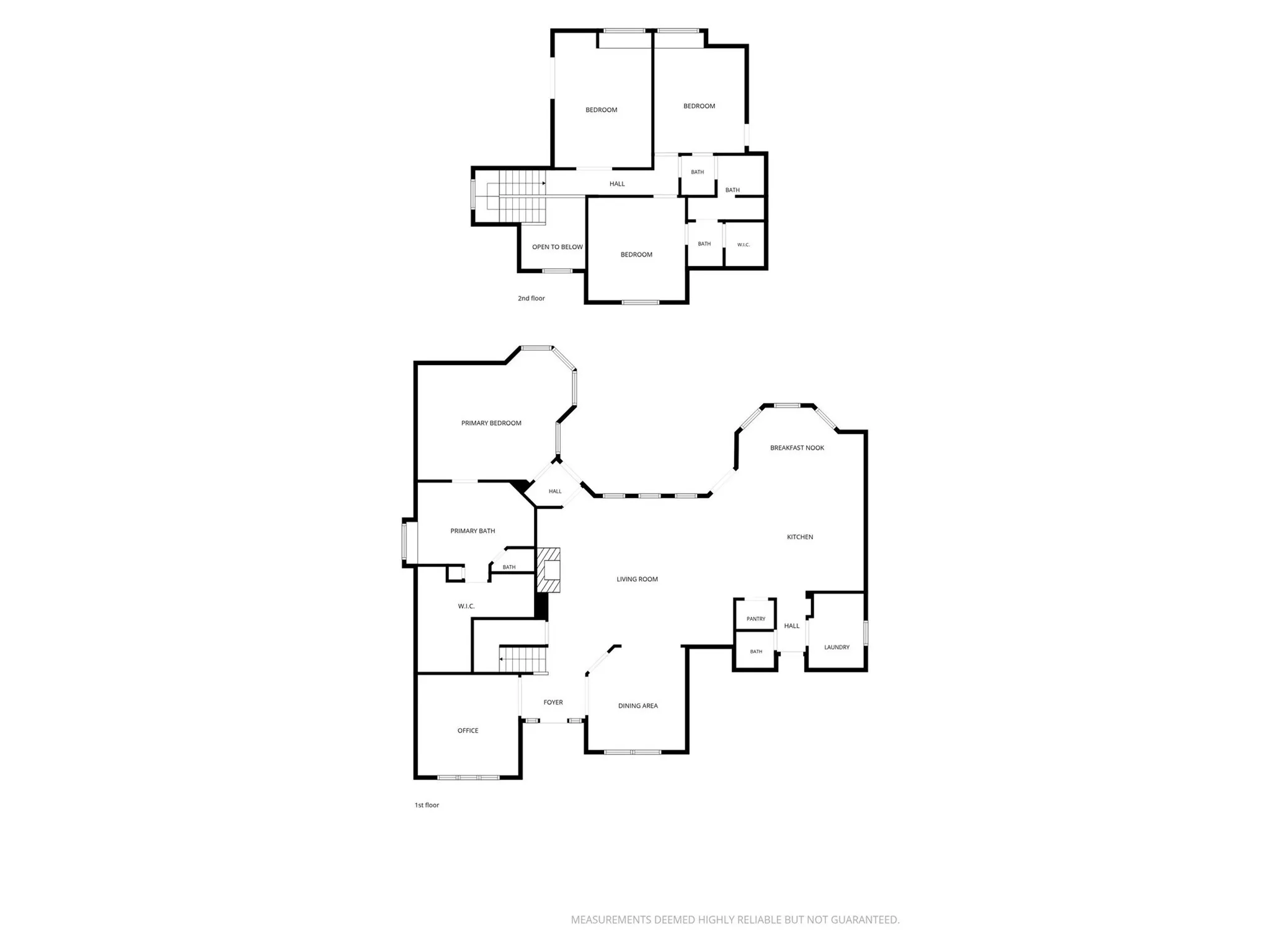 Floor plan is deemed highly reliable but not guaranteed.
