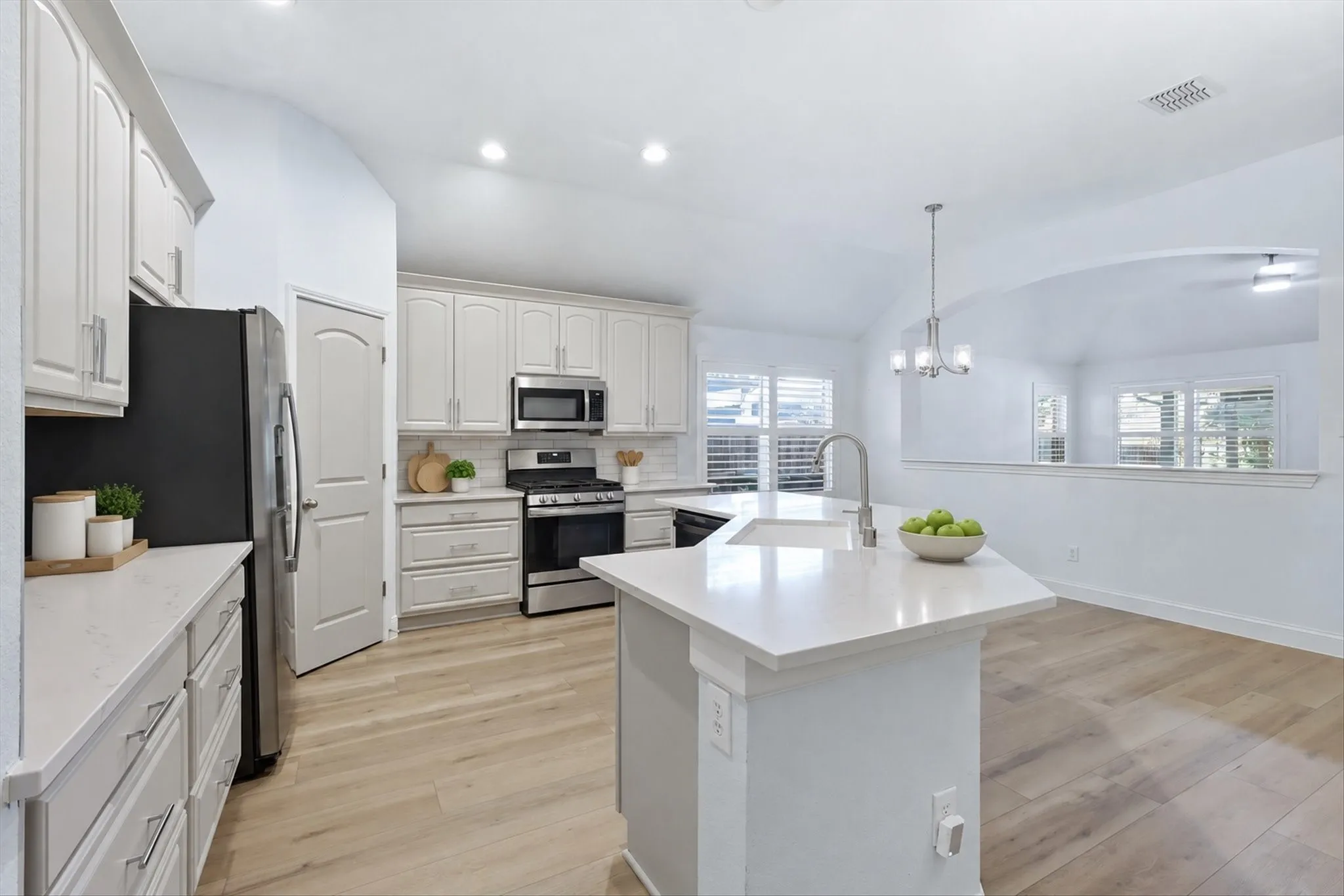 kitchen virtually staged