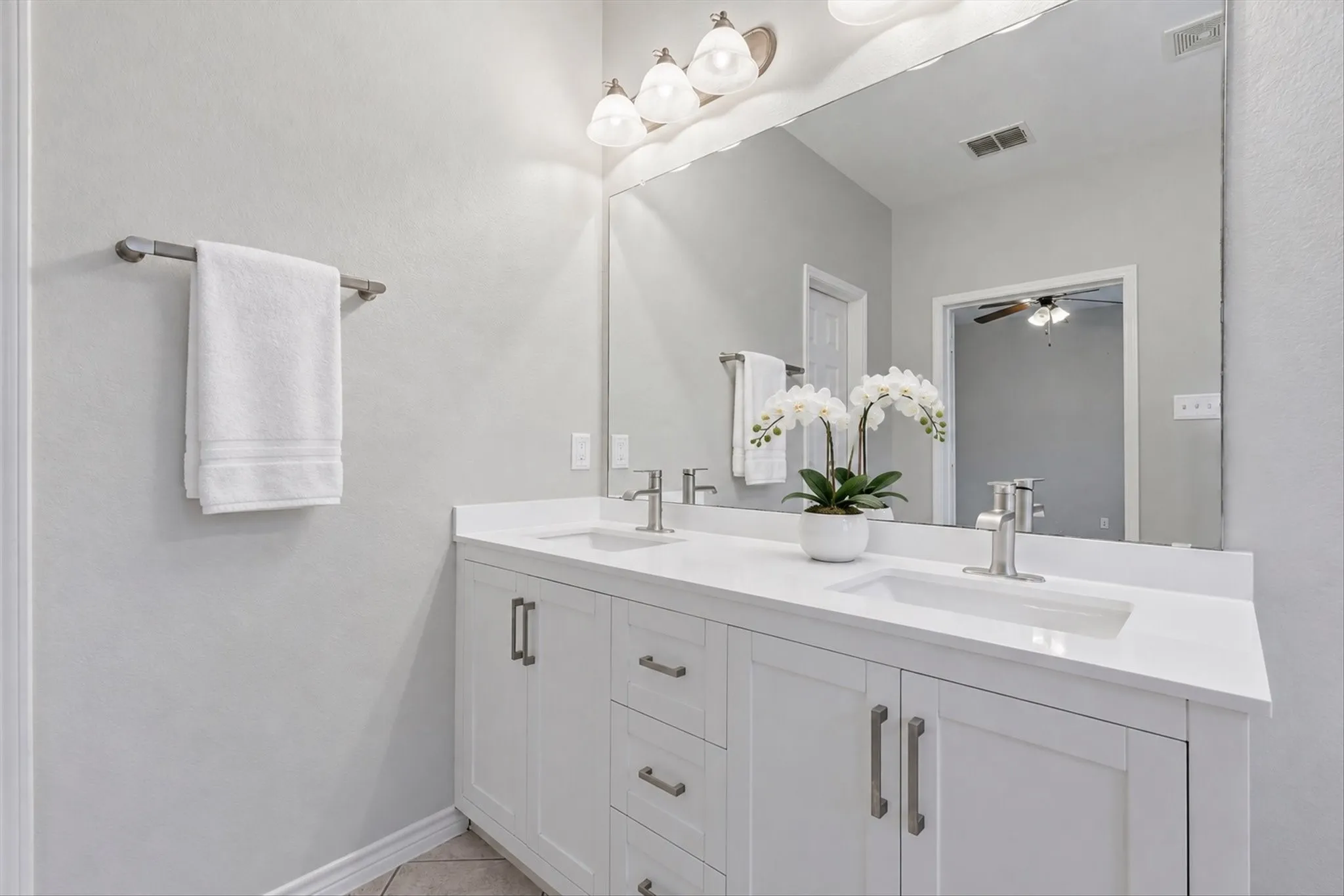 Primary Bathroom virtually staged