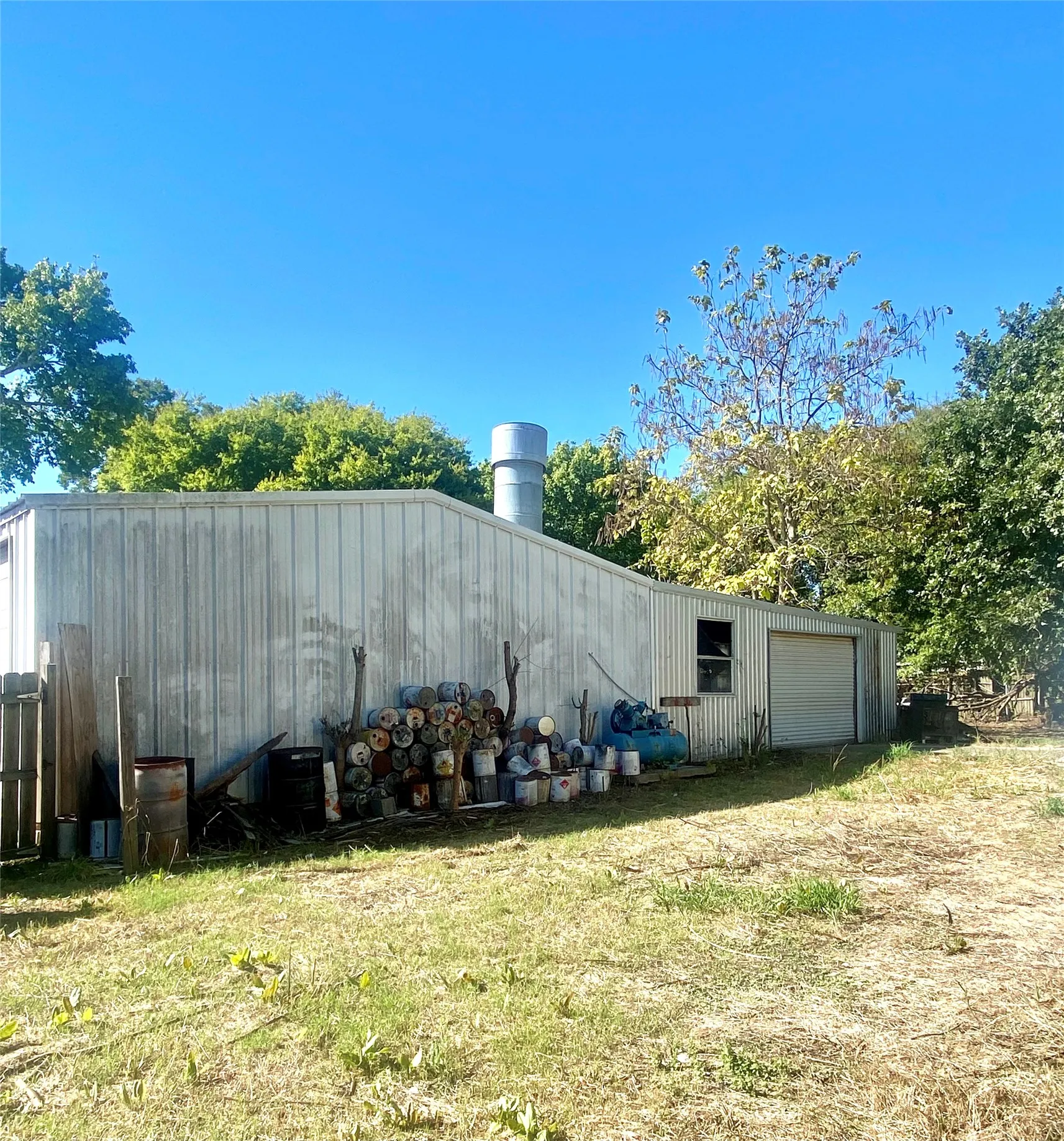 North elevation of garage/workshop