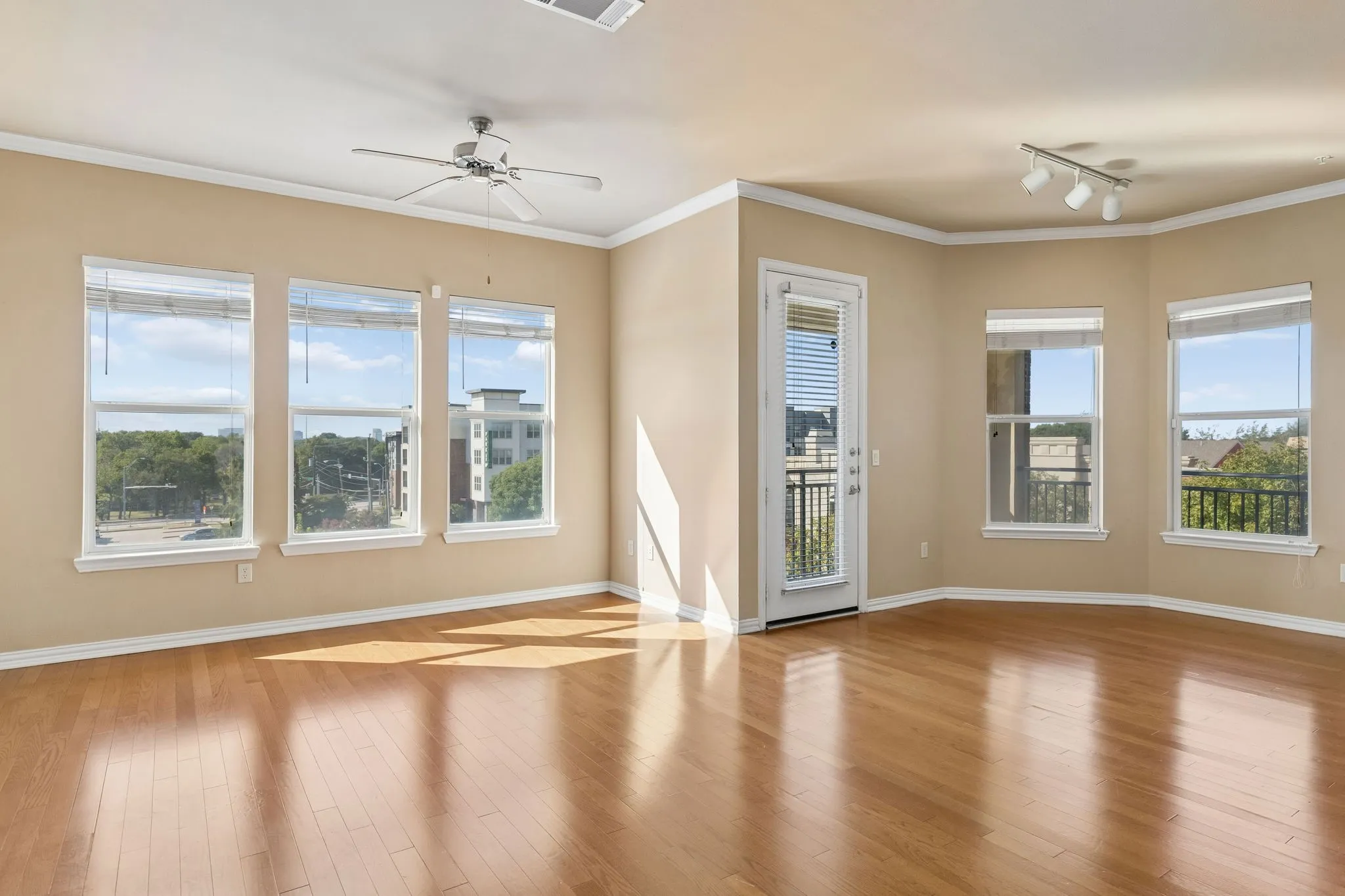 Welcome home! Bright, open living spaces create the perfect setting to relax, entertain, and enjoy downtown living.