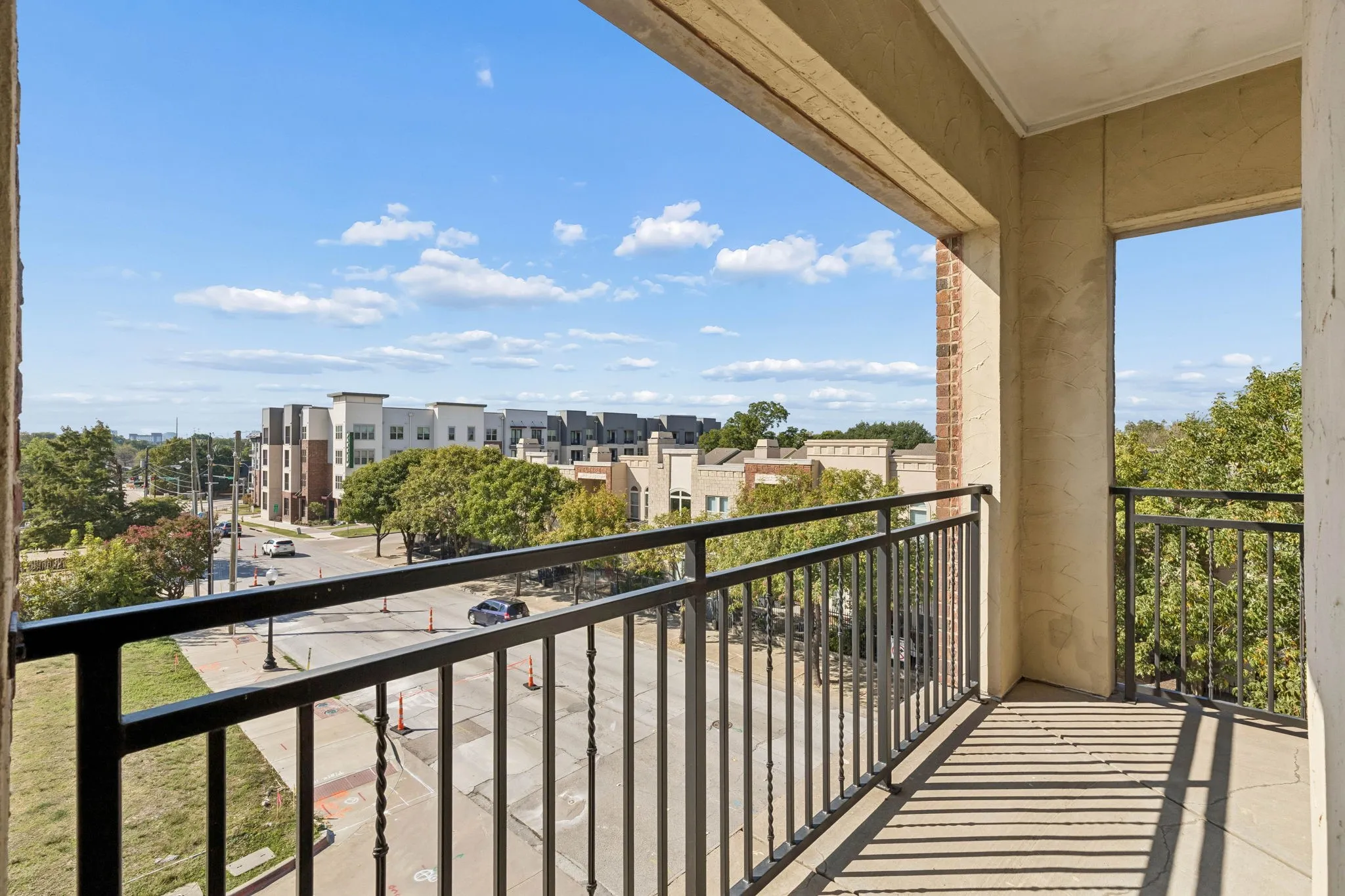 Morning coffee with a view! Step outside and enjoy your own private outdoor retreat.