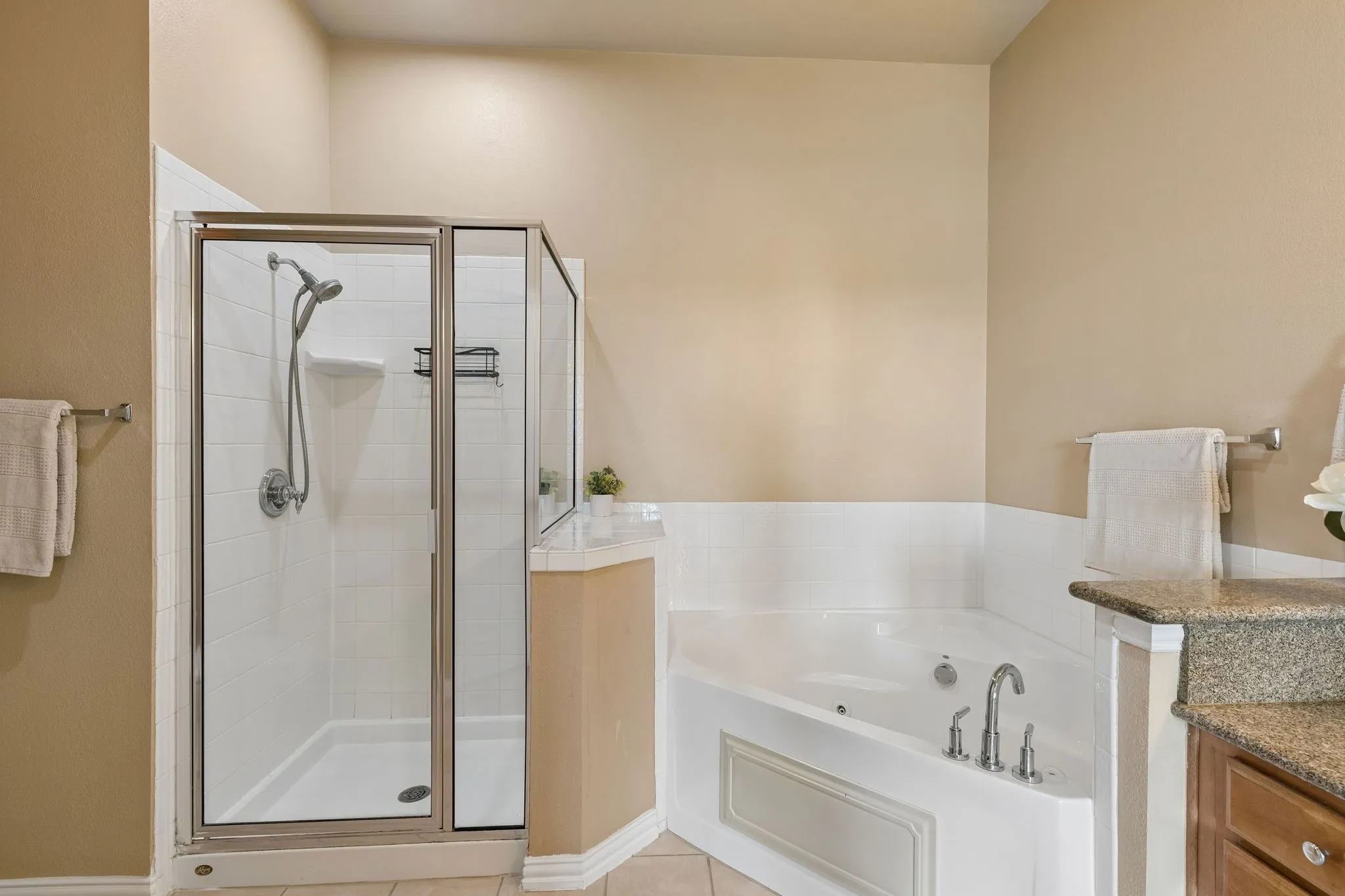 Unwind after a long day with a relaxing soak or a refreshing shower.