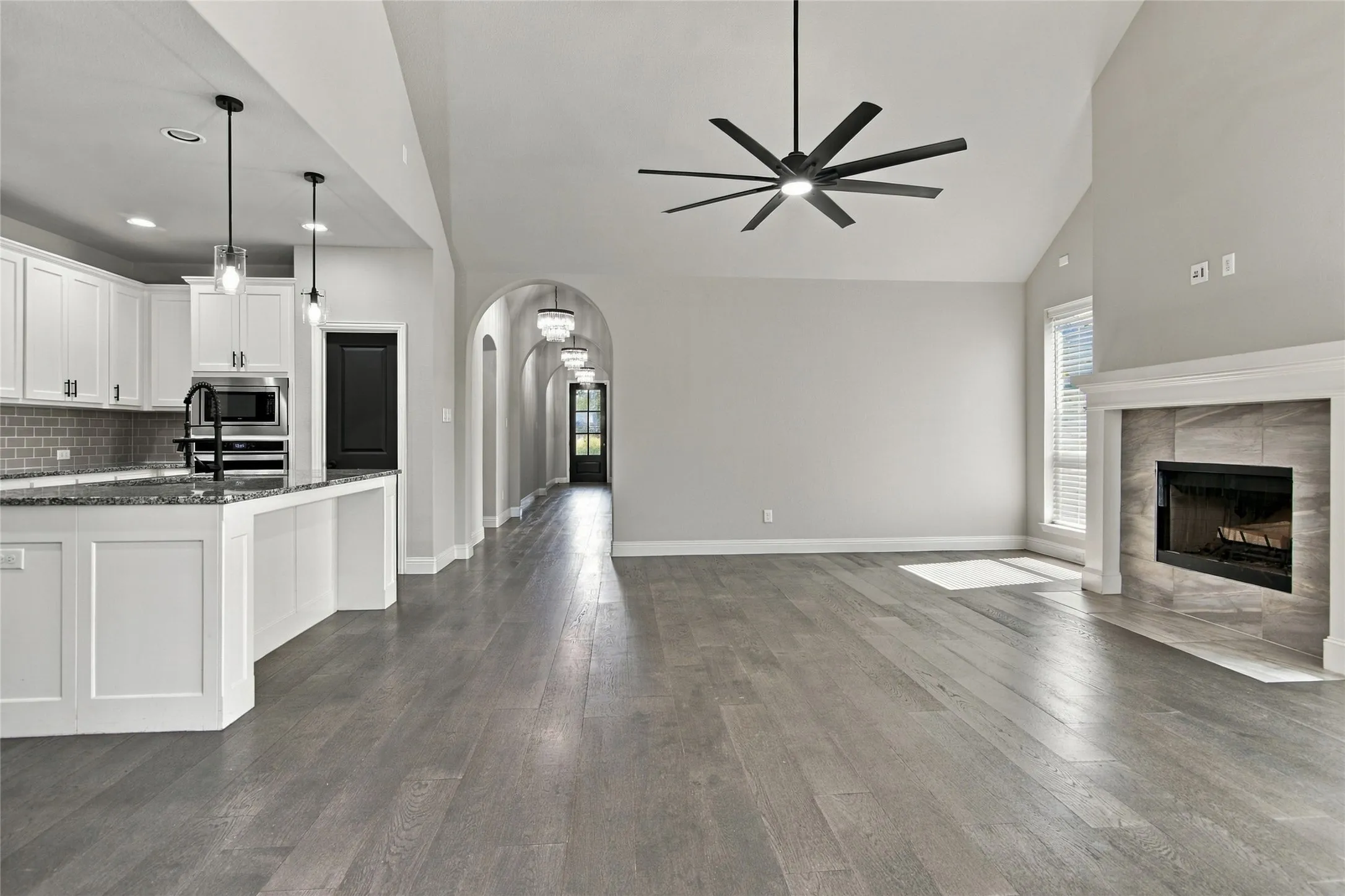 Kitchen and Family Room open plan
