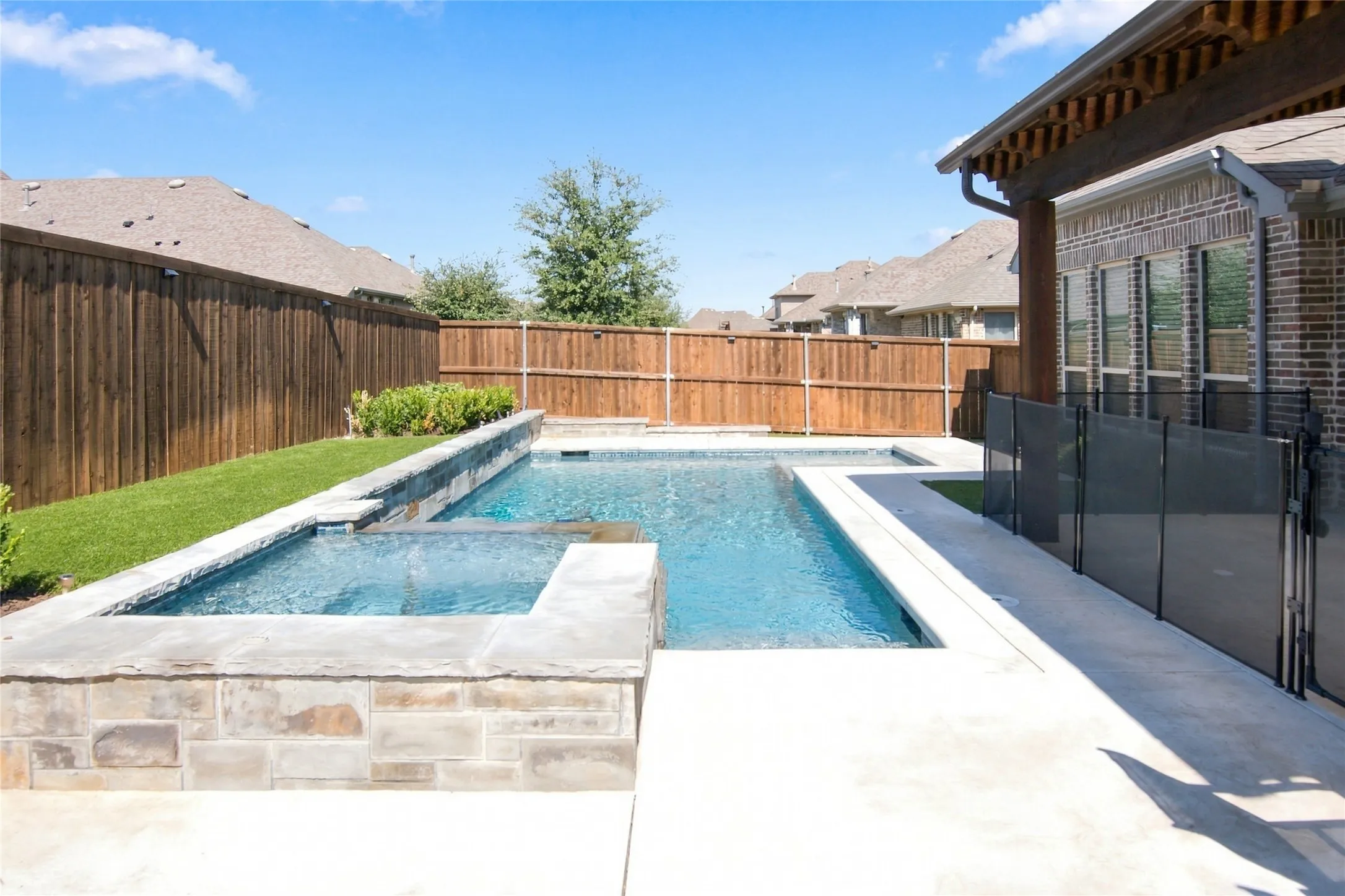 Pool and spa view 2
