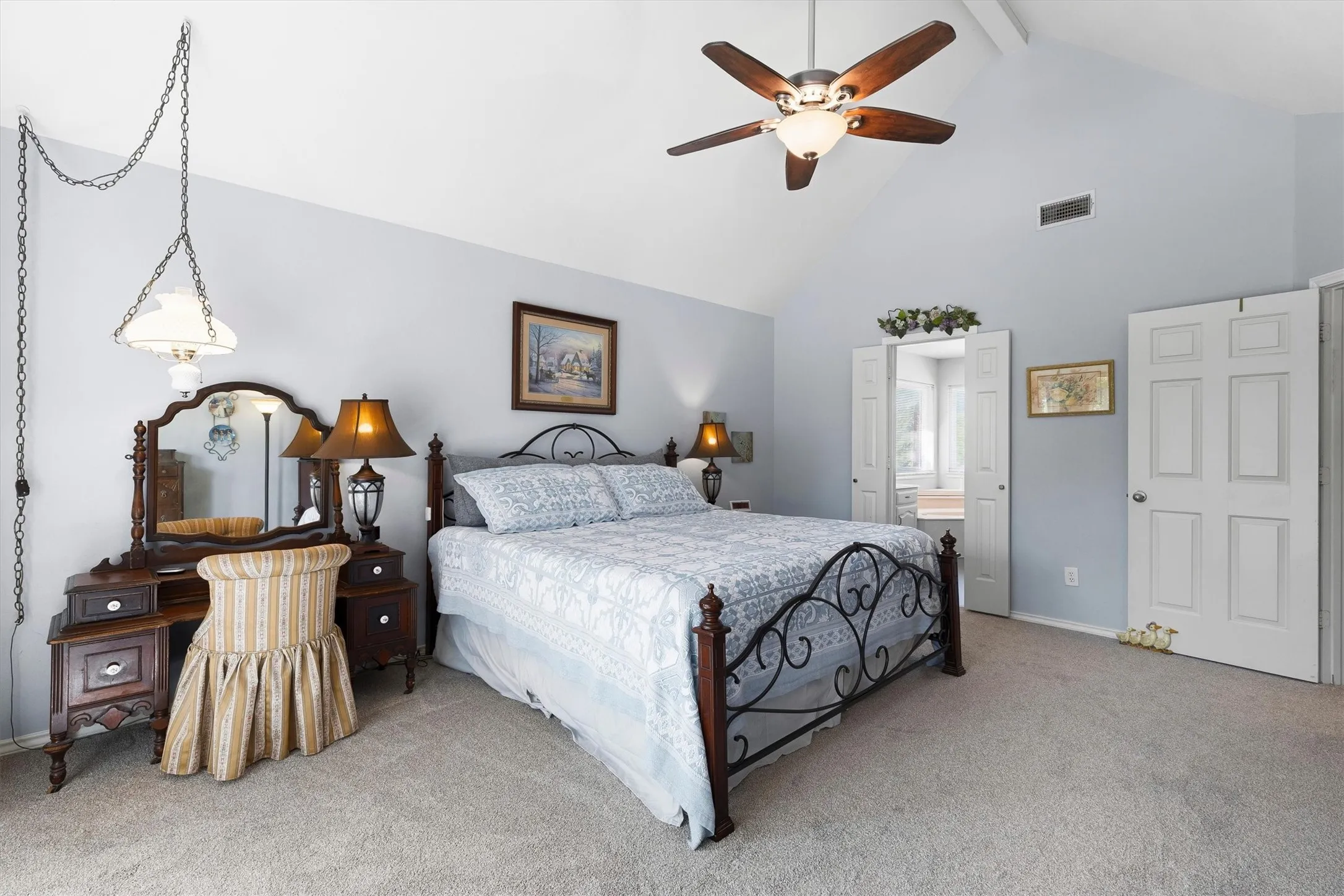 All bedroom are upstairs
