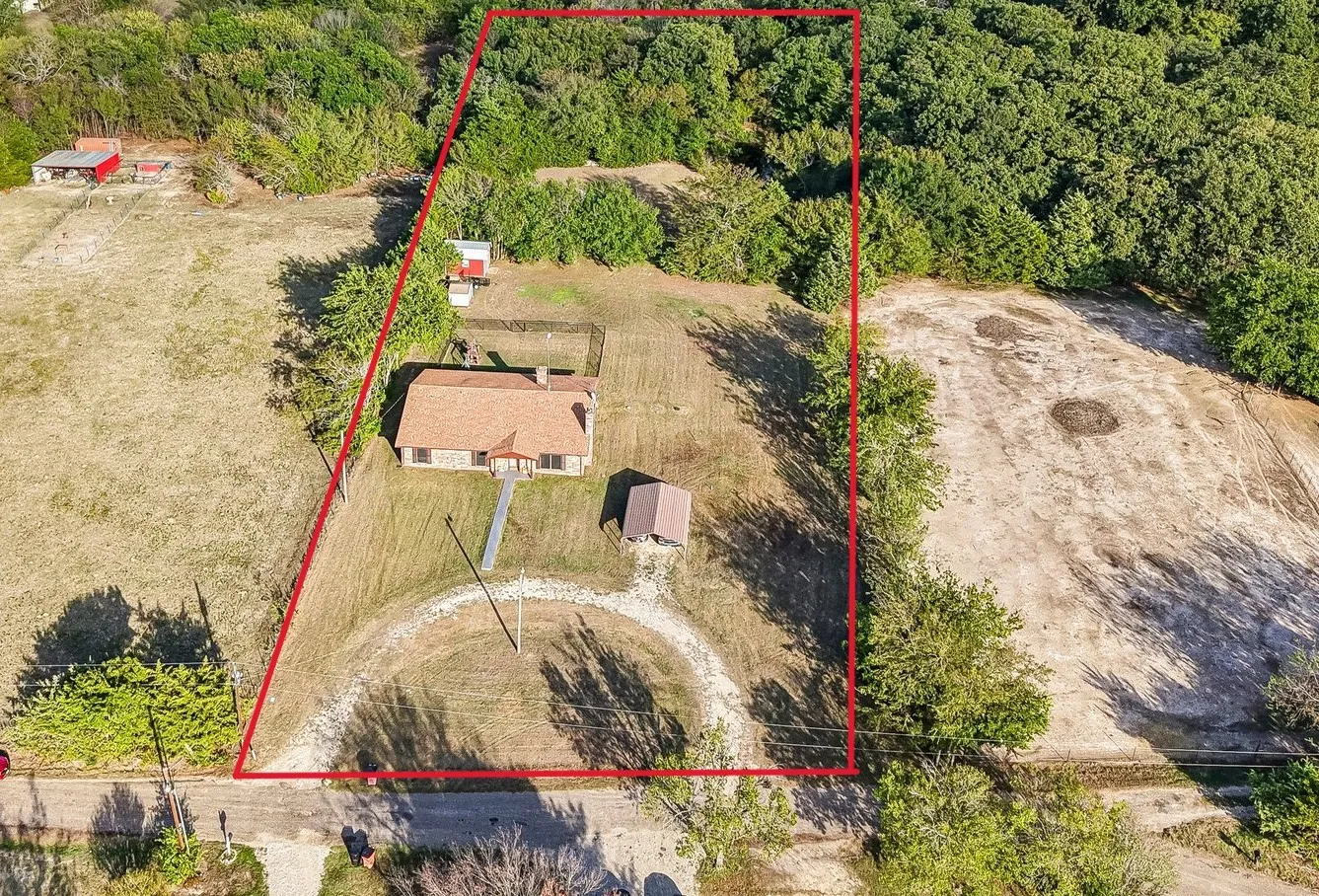Aerial View - Property Lines are approximate