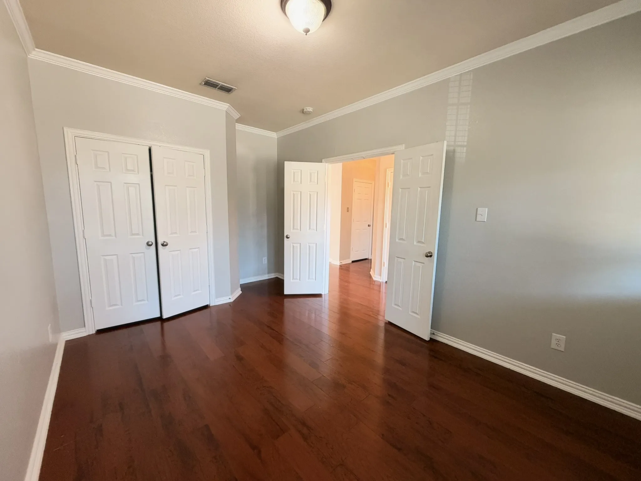 Hardwood flooring with a rich finish