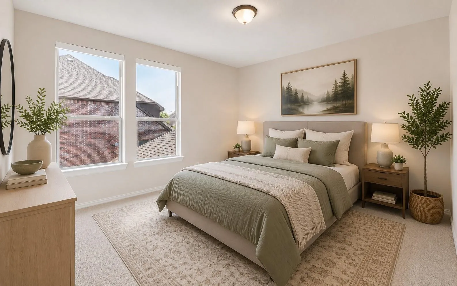 Virtually Staged - Secondary Bedroom Upstairs