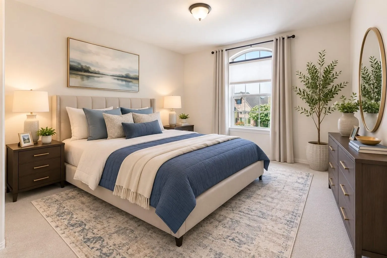Virtually Staged - Secondary Bedroom Upstairs