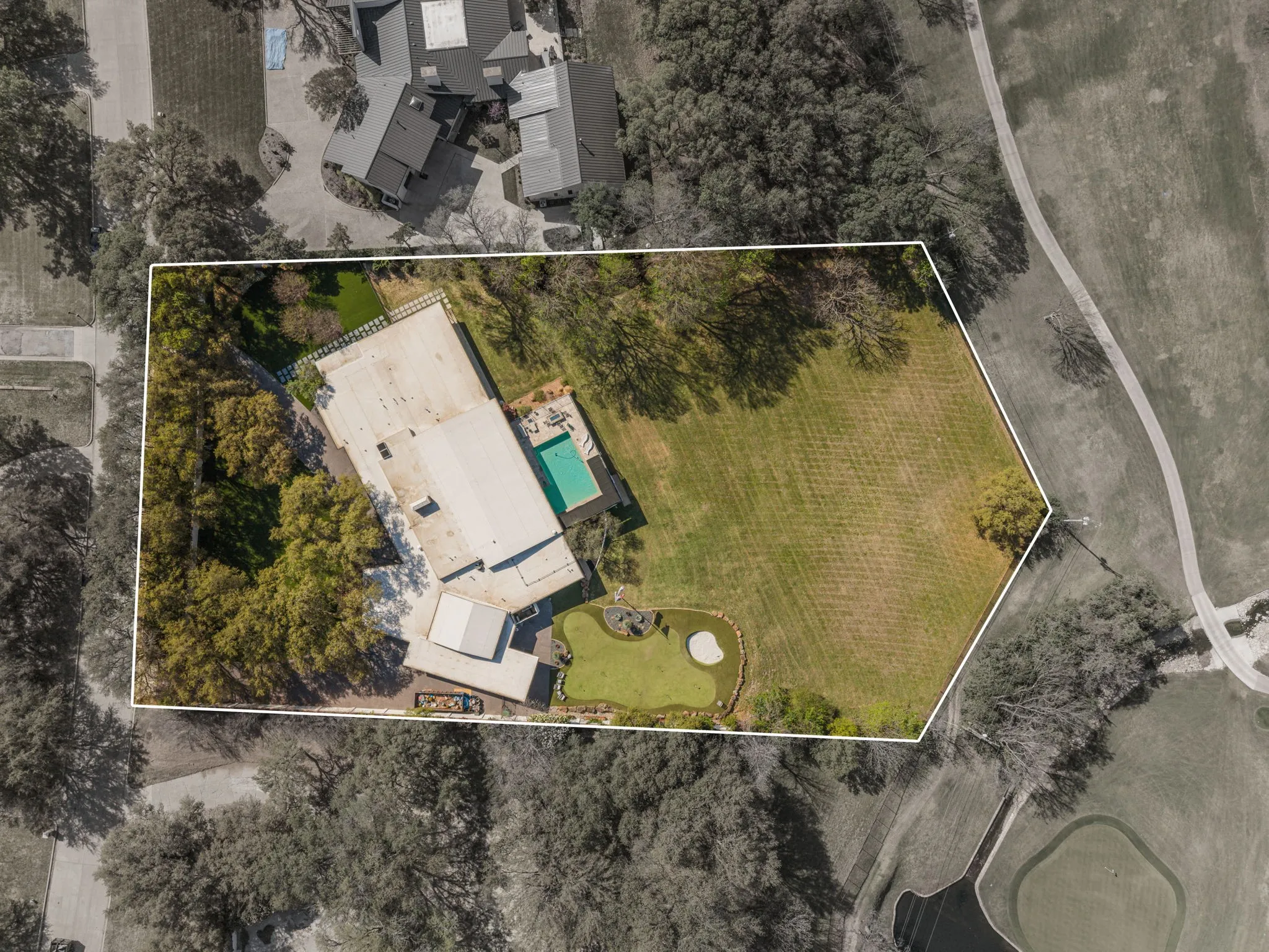 2 Acre Golf Course Lot