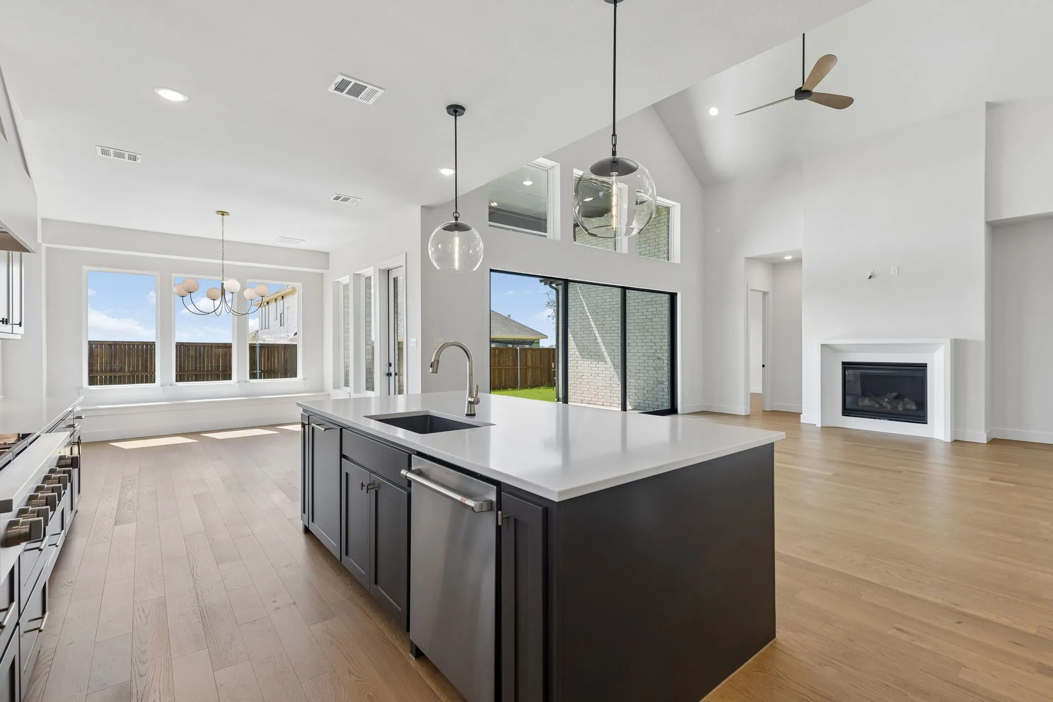 Featuring a chef's dream kitchen that is open to the family and dining rooms, entertaining is a breeze in our Madison II floor plan.