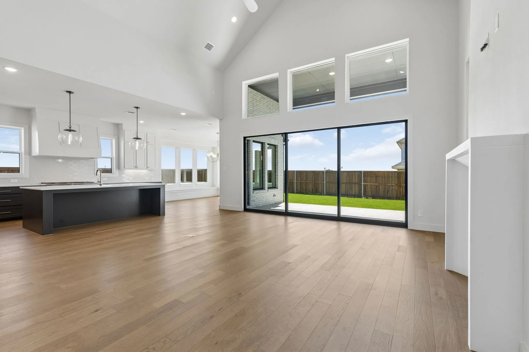 Featuring a full wall slider in the family room, indoor-outdoor entertaining is effortless in our Madison II plan!
