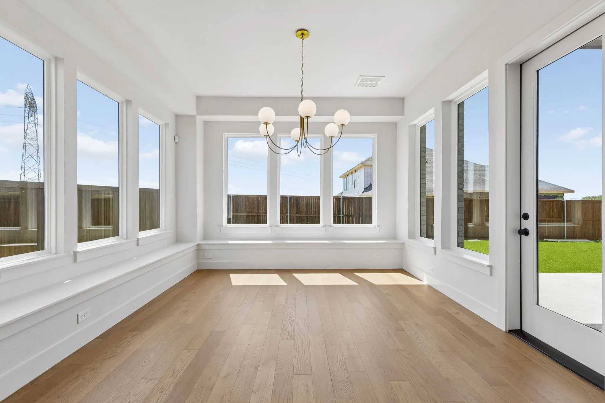 Setting the stage for grand dinner parties, this fantastic dining room is everything you have been searching for!
