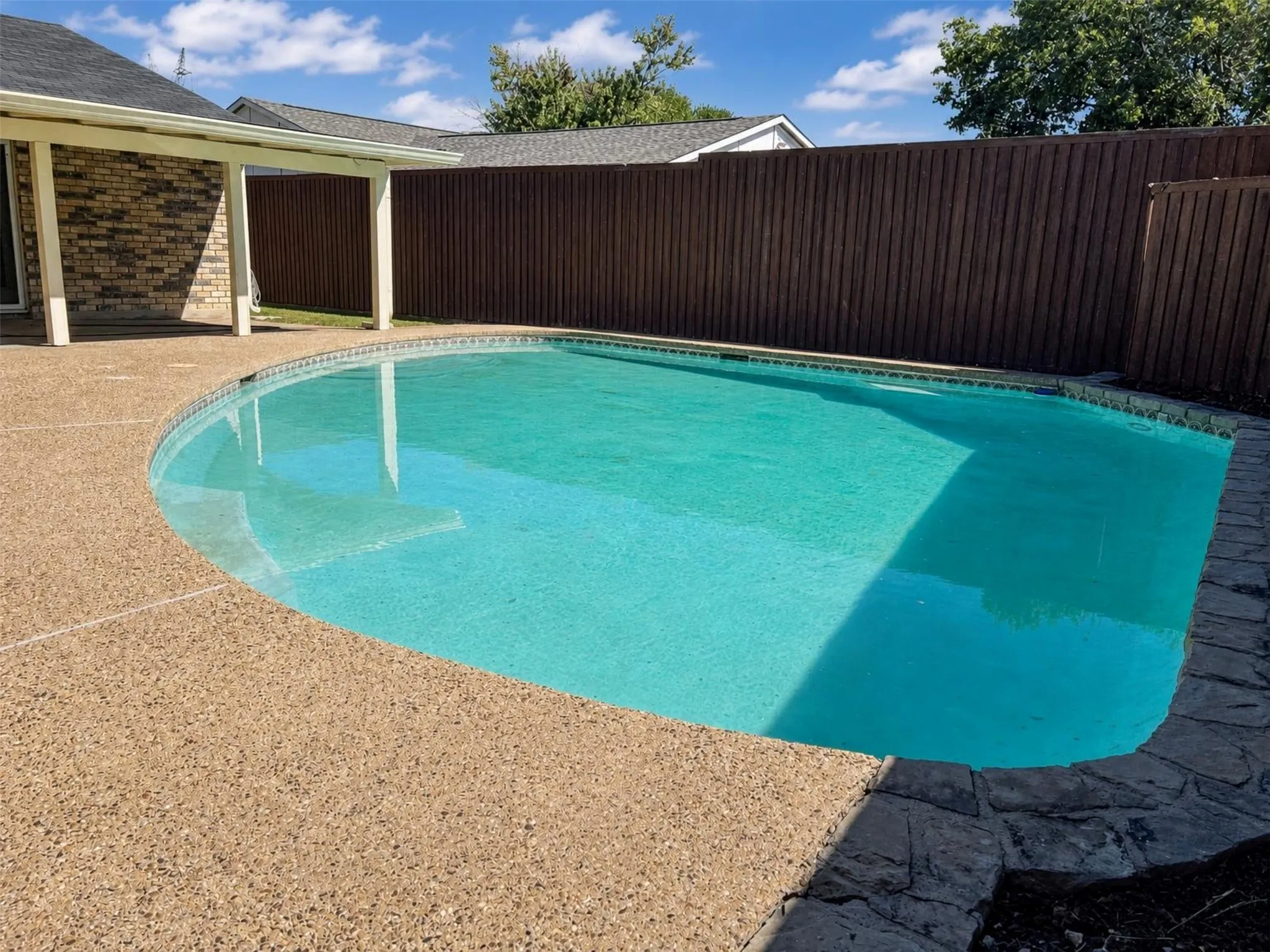 Pool with Covered Patio