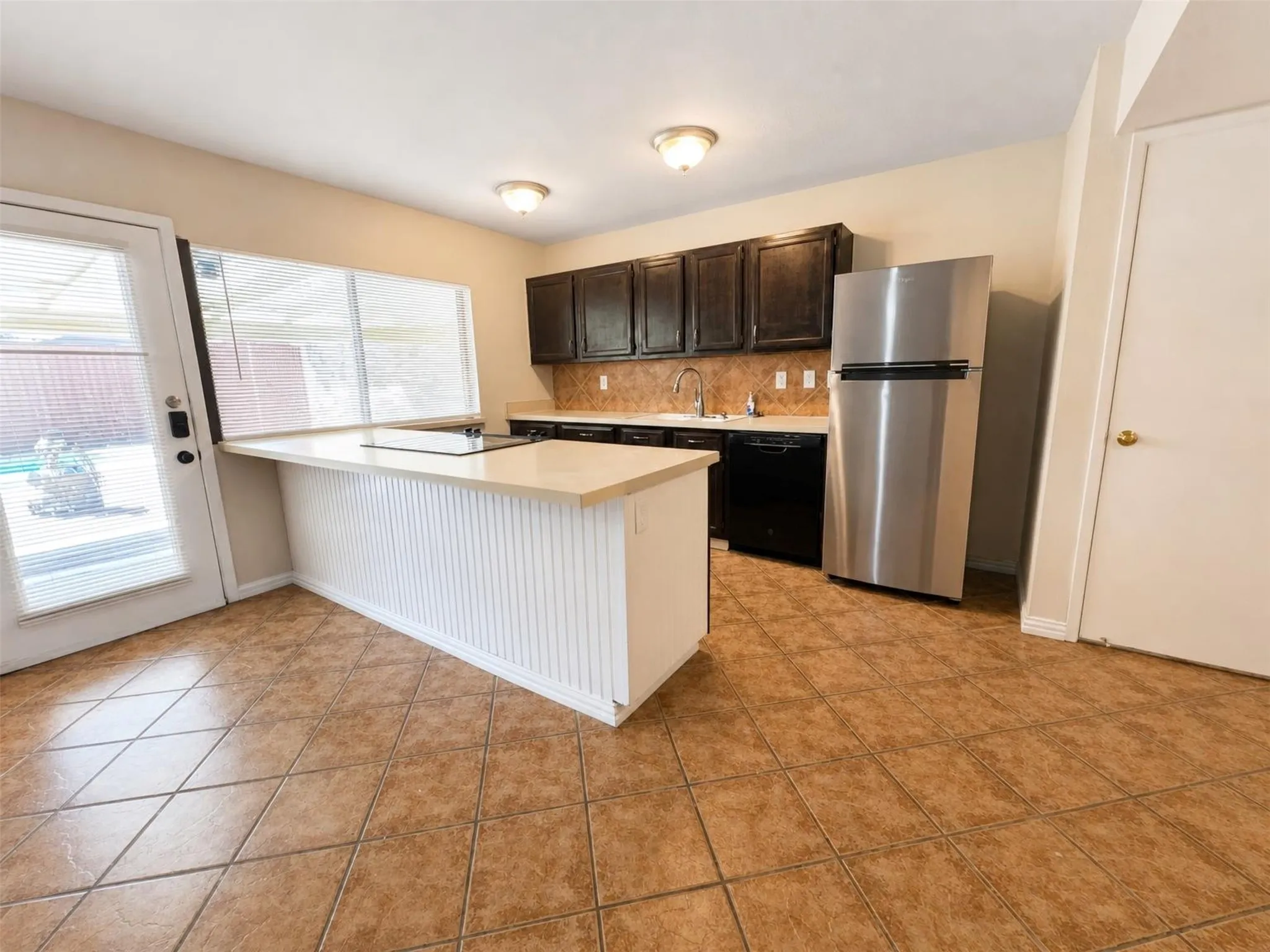 Kitchen with Refrigerator
