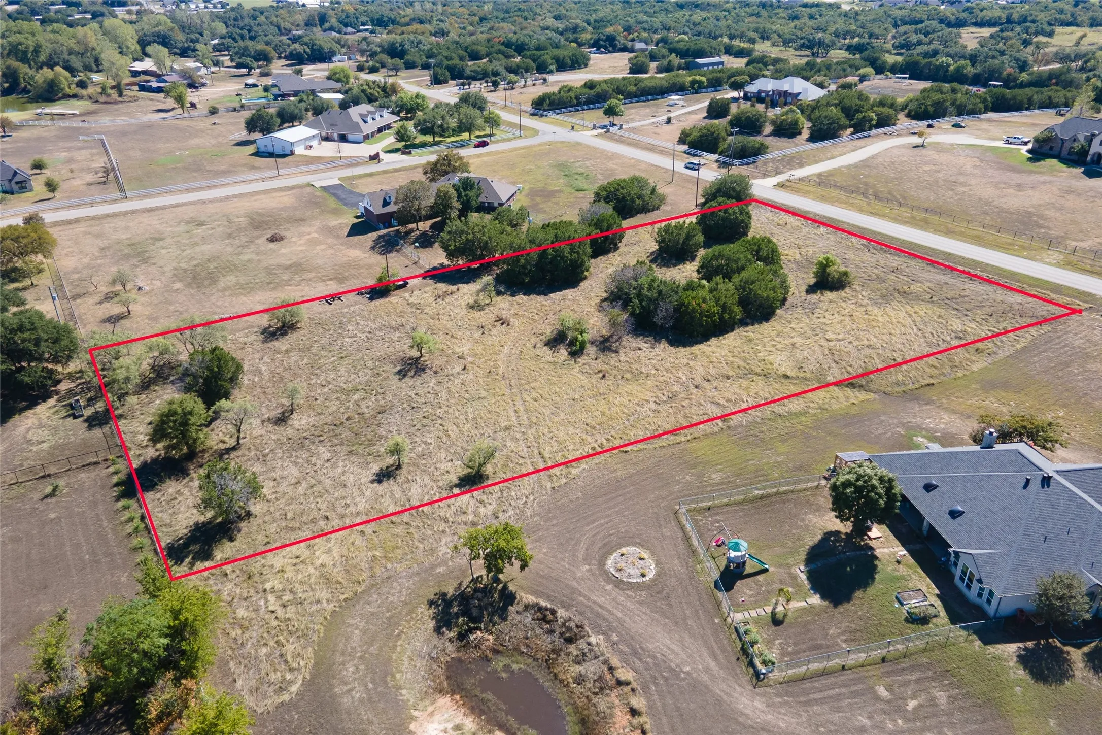 Expansive land parcel with natural vegetation