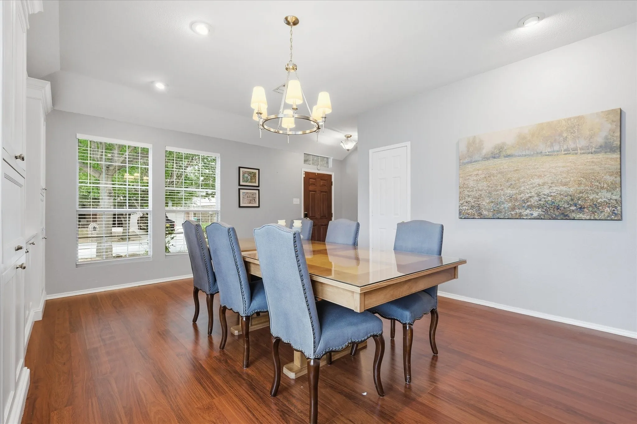 Currently used as office and dining space
