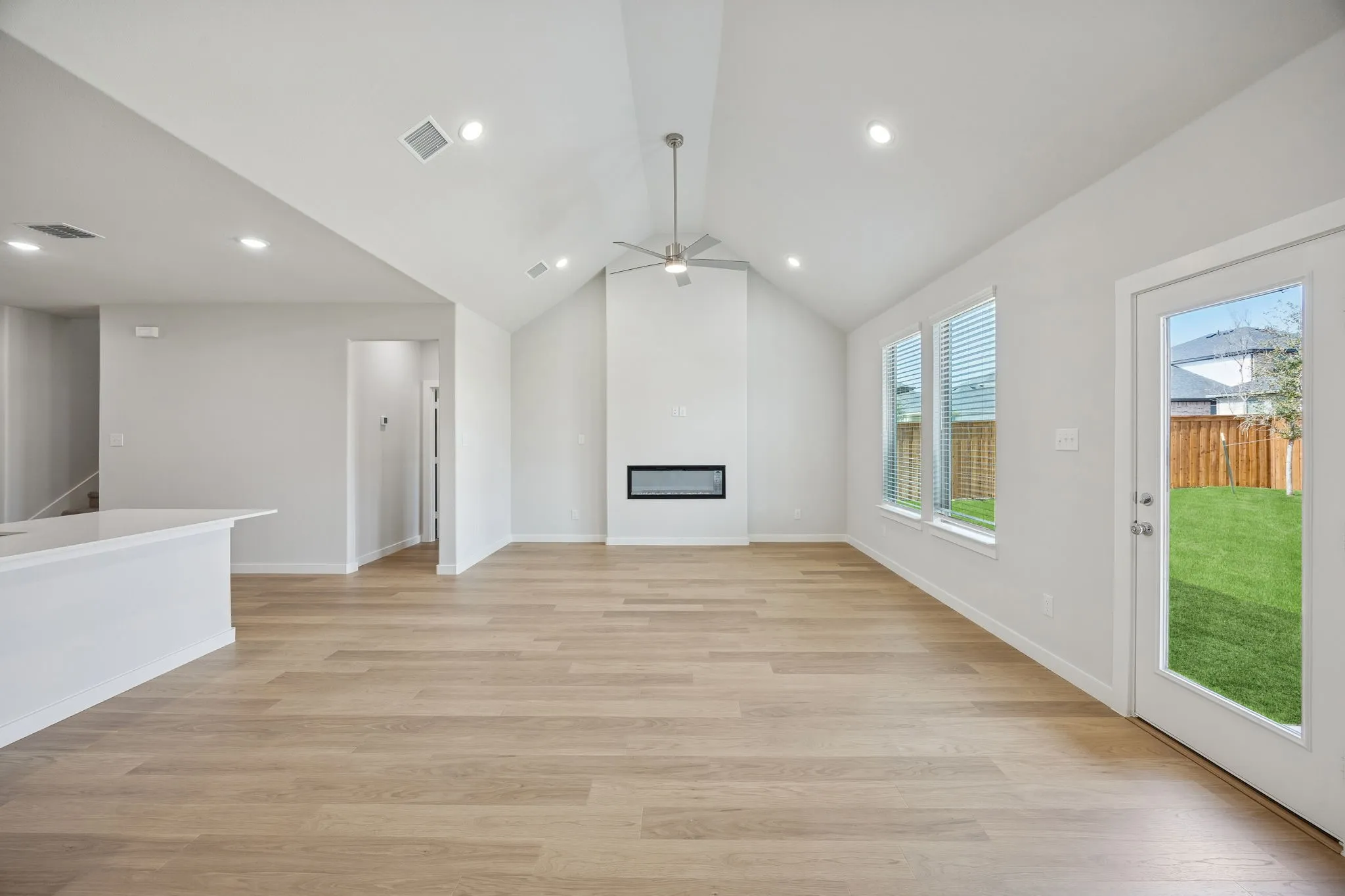 Living Room in the Masters home plan – REPRESENTATIVE PHOTO