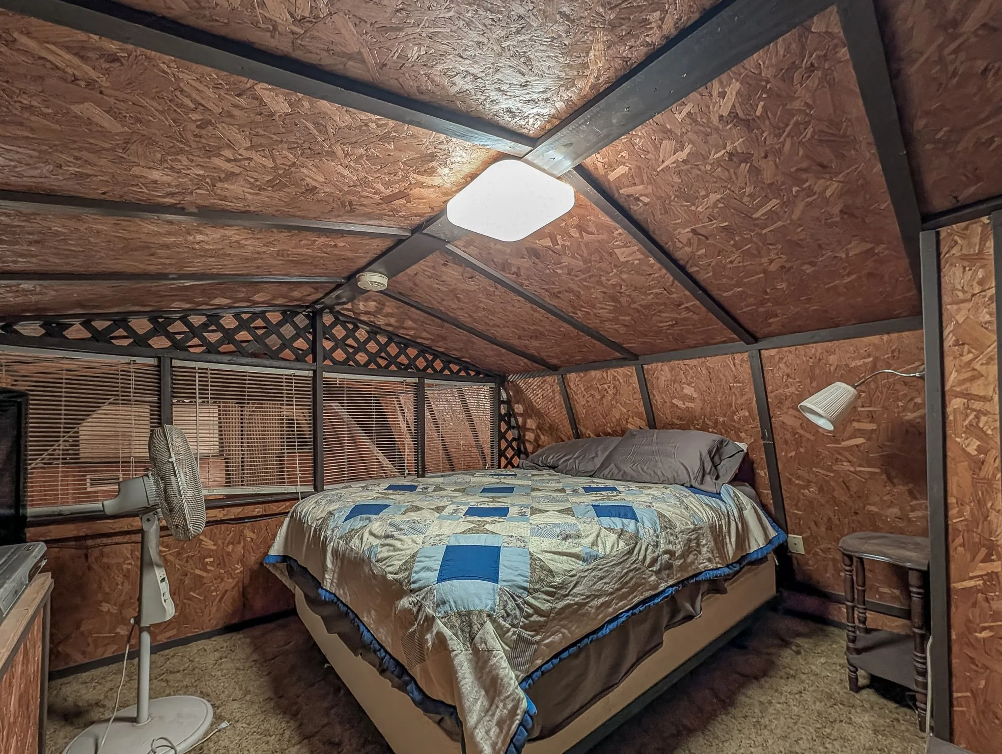 Split loft bedroom upstairs