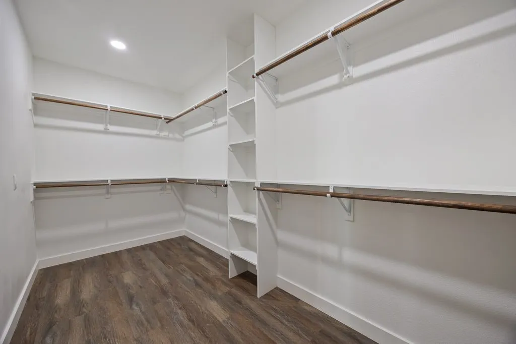 Primary closet