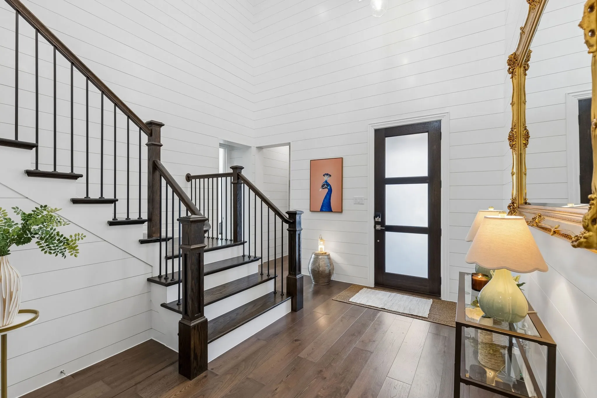 Beautiful Shiplap Entry