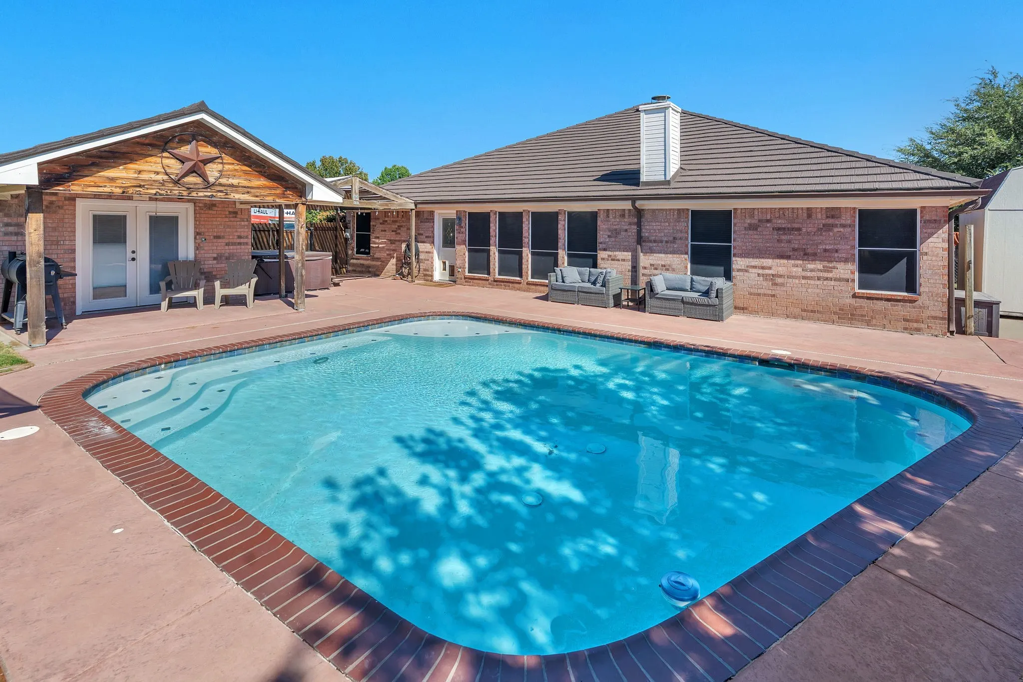 Sparkling pool