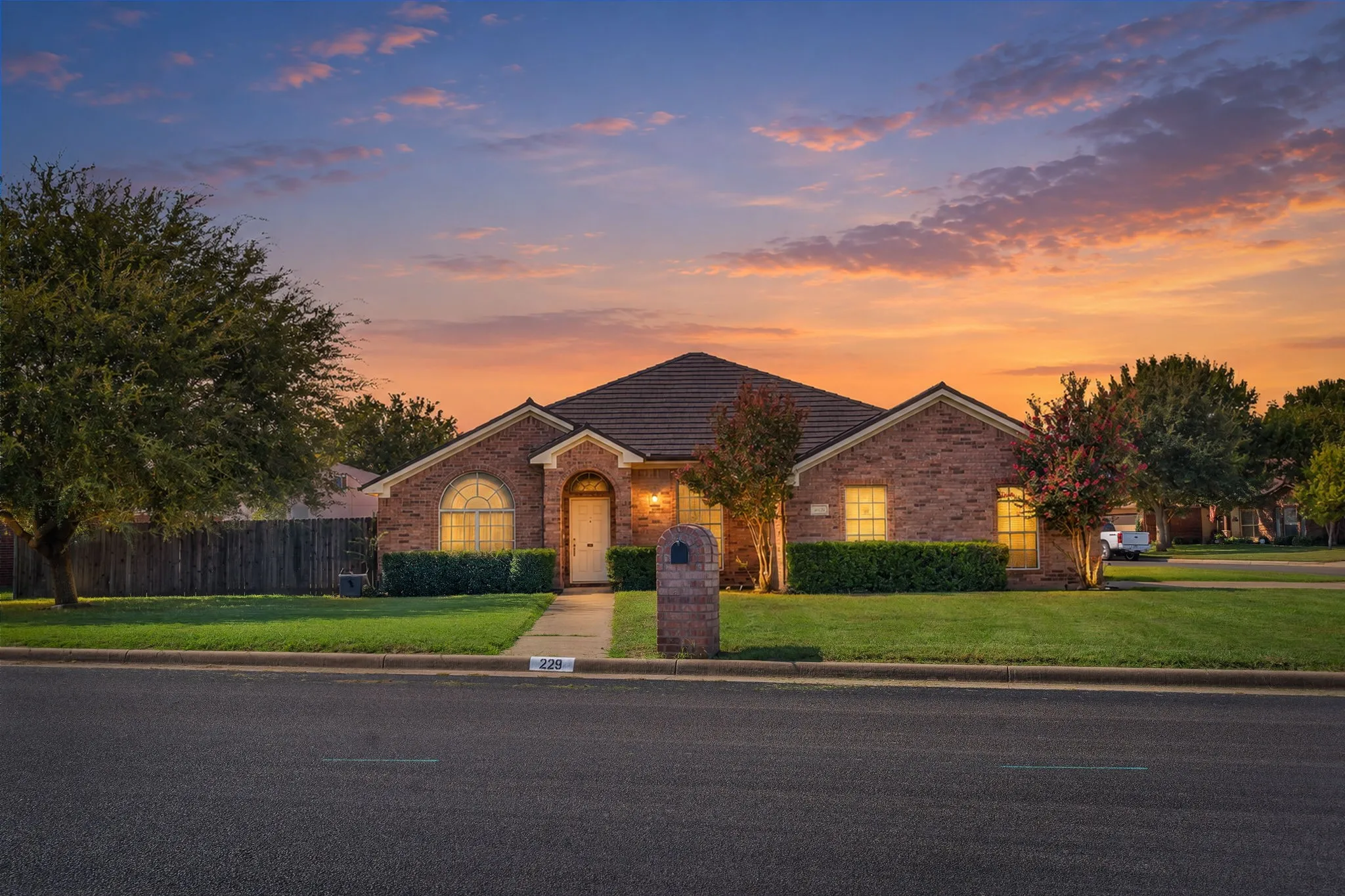 Front, corner lot