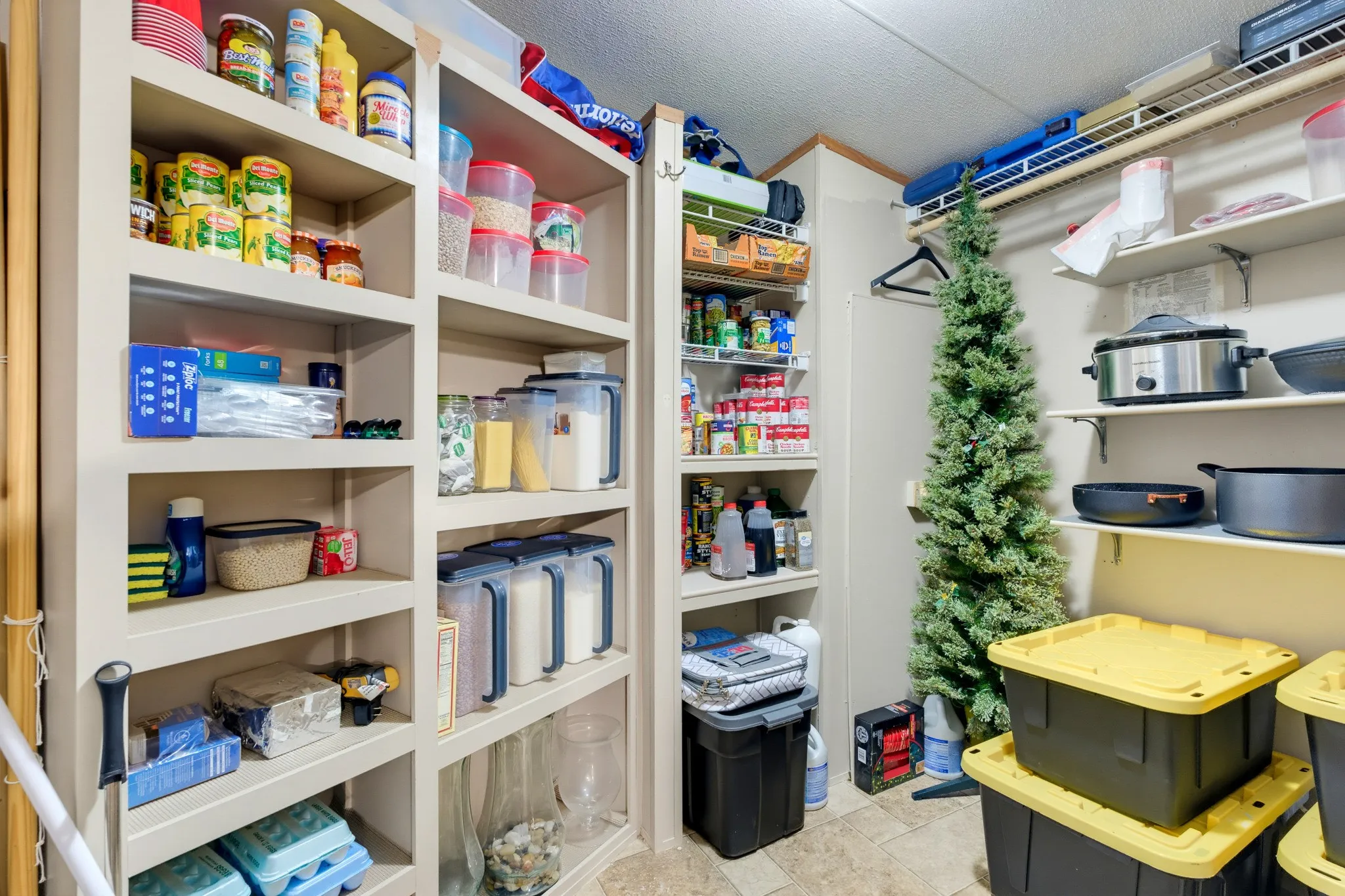 Used as Pantry and Storage Closet
