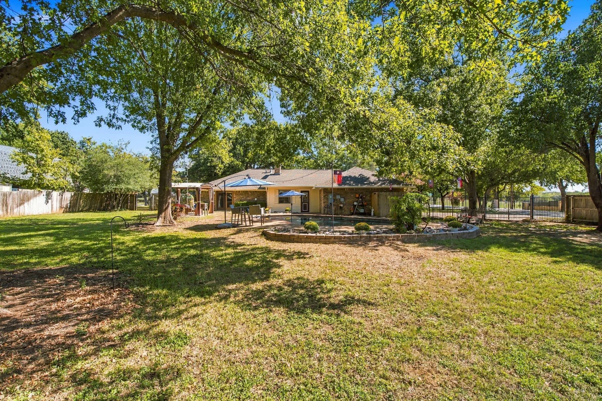 Back yard.