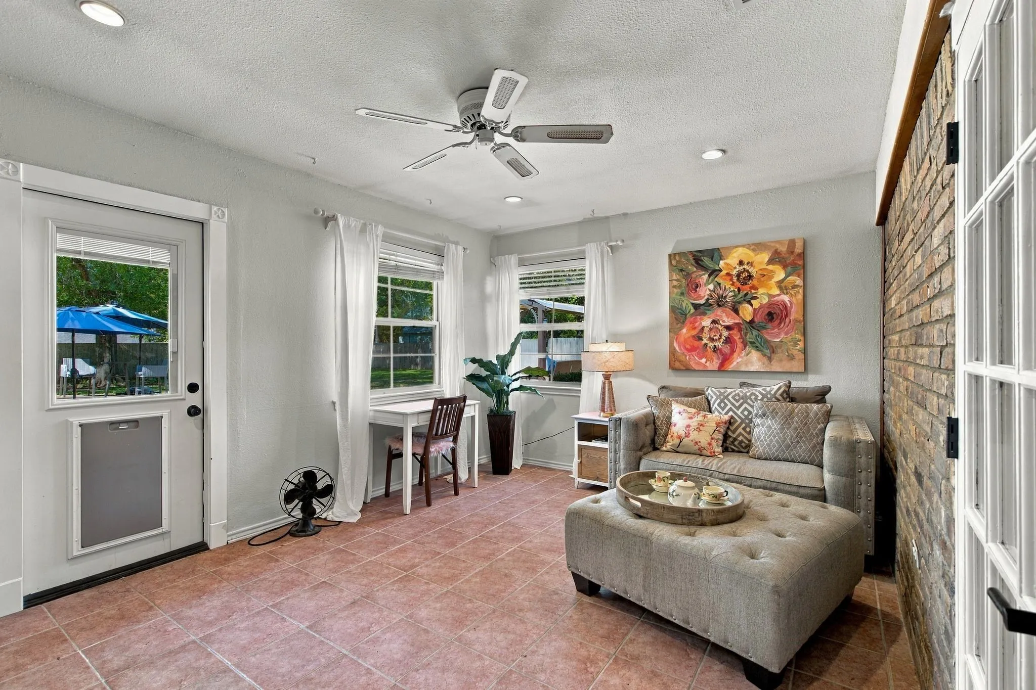 Sunroom.
