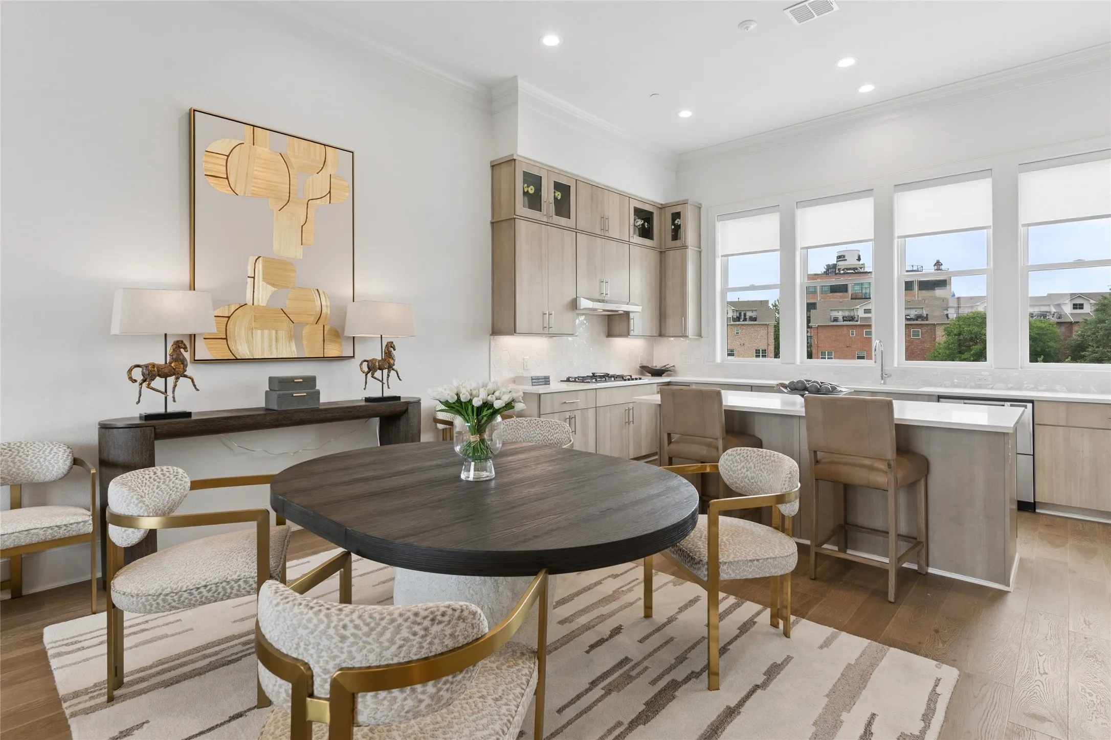 Image of model home with similar layout.