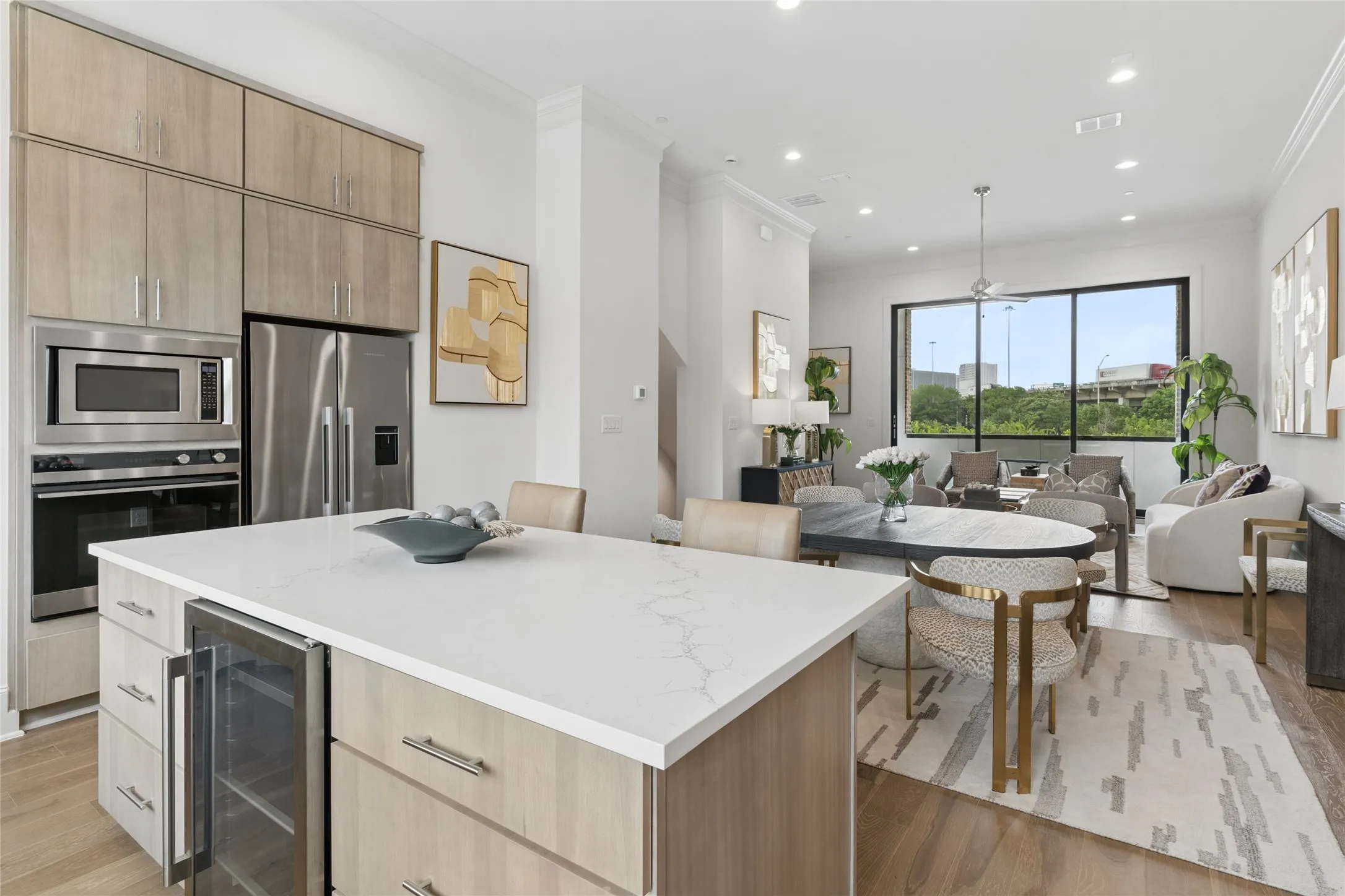 Image of model home with similar layout.