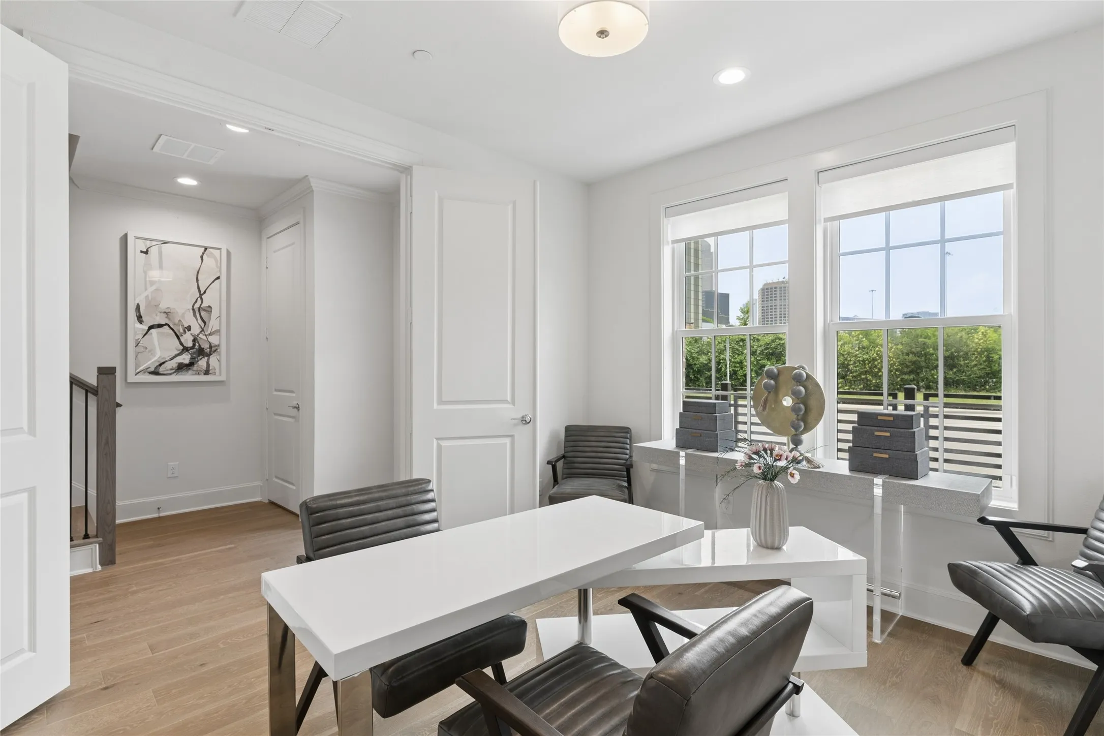 Image of model home with similar layout.