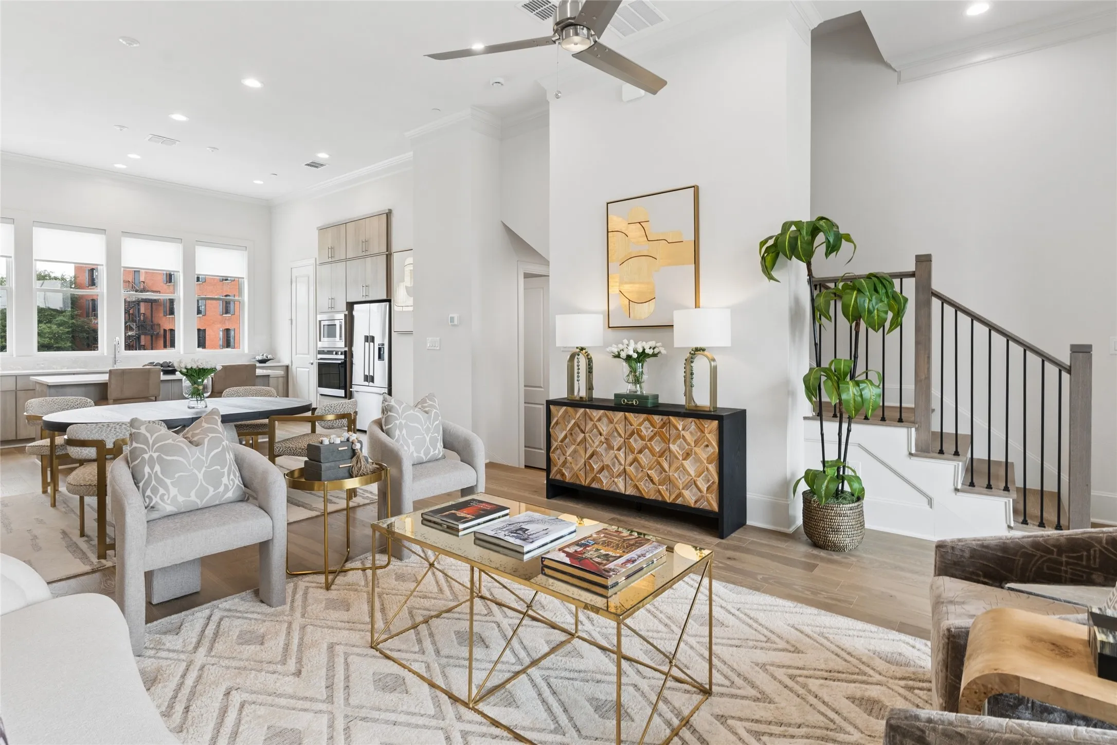 Image of model home with similar layout.