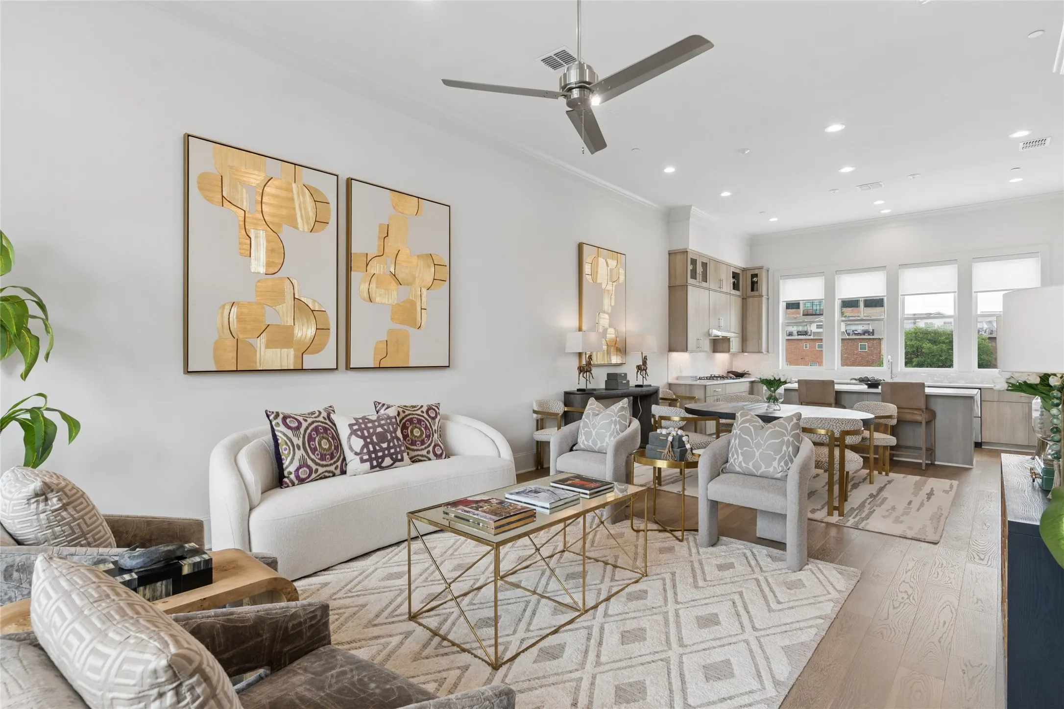 Image of model home with similar layout.