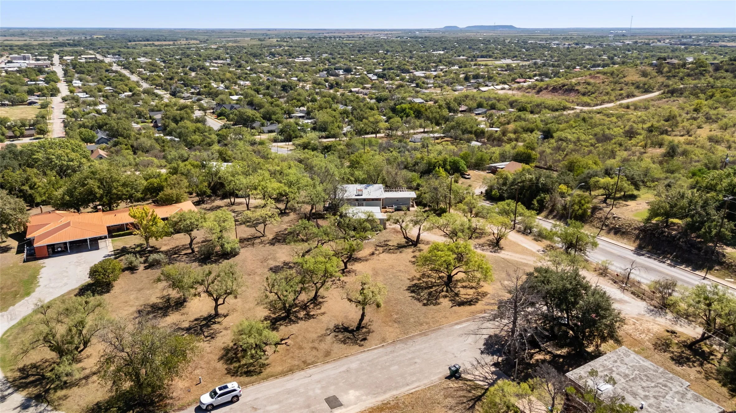 Front view of house looking towards southeast