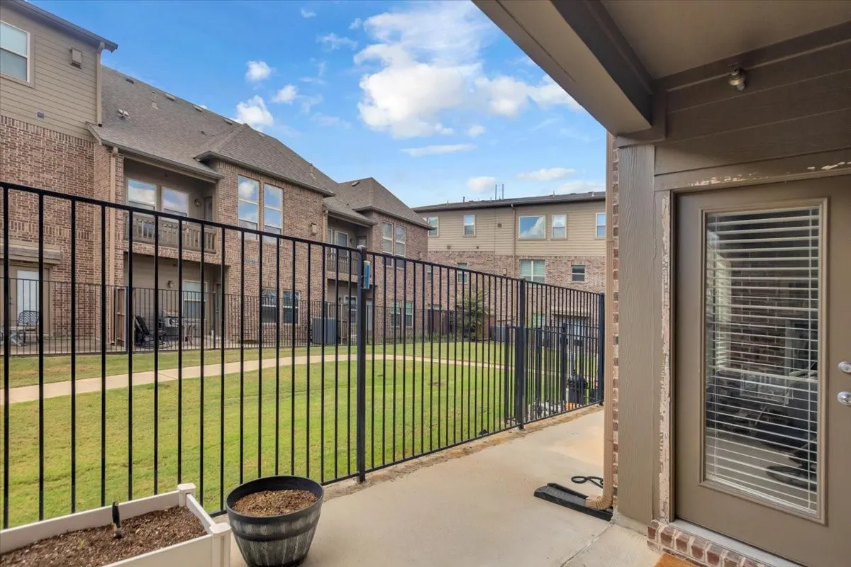 Fenced in Patio
