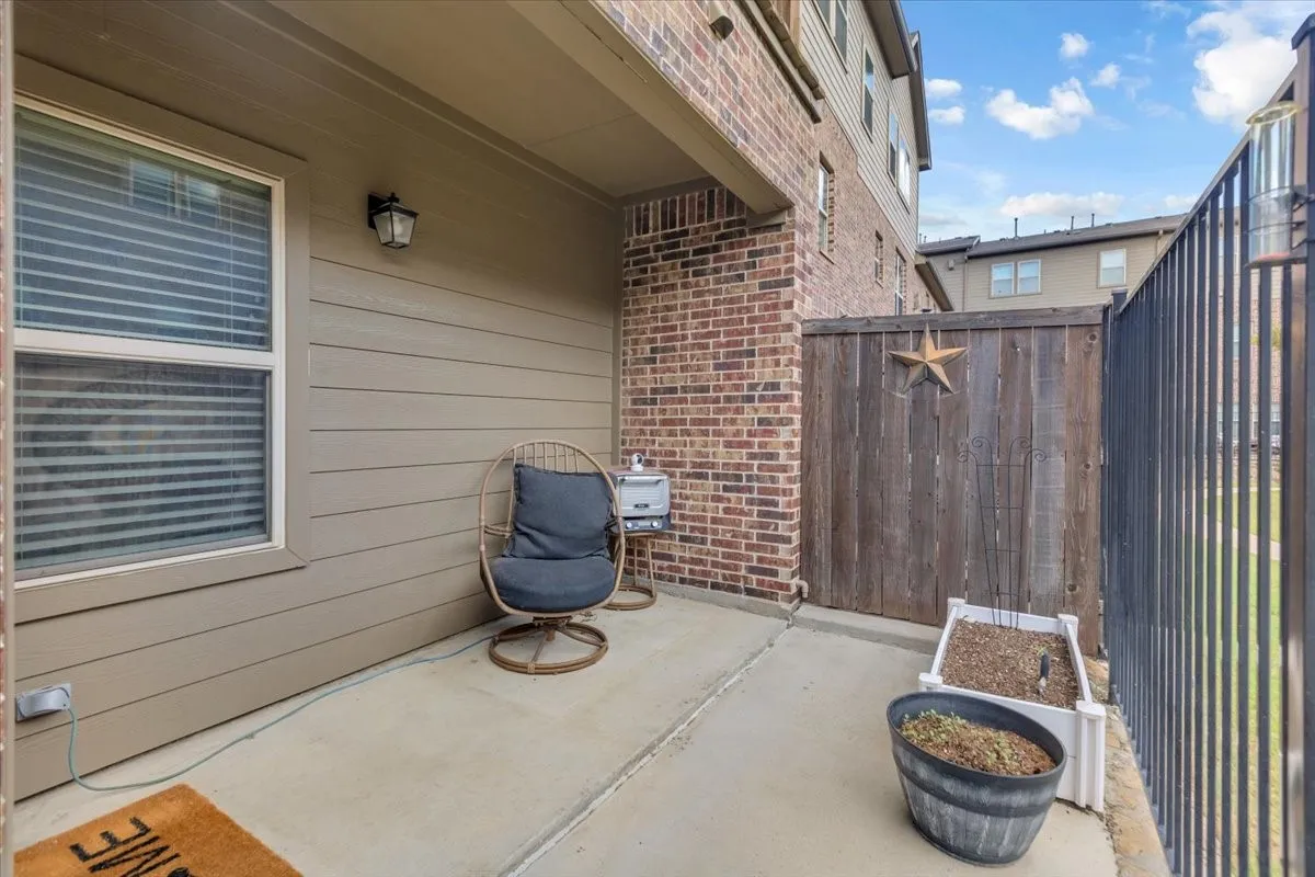 Fenced in Patio