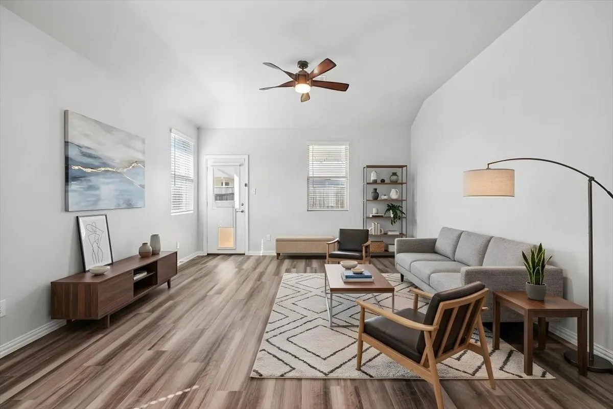 AI Staging of Living Room