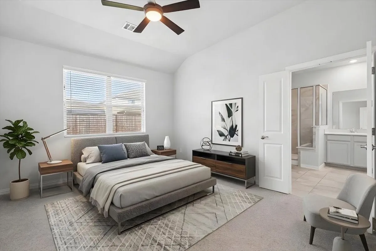 AI Staging of Master Bedroom