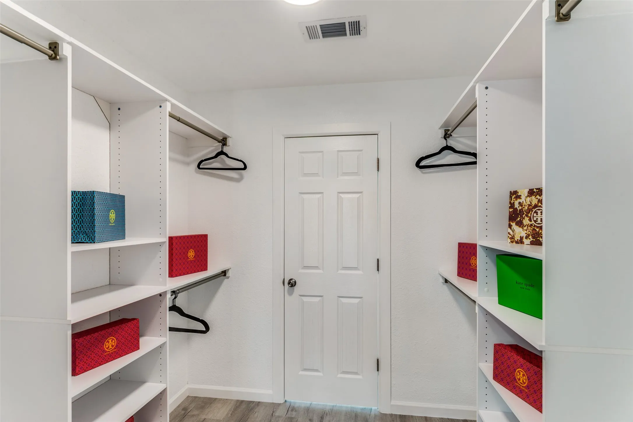 Walk in master closet
