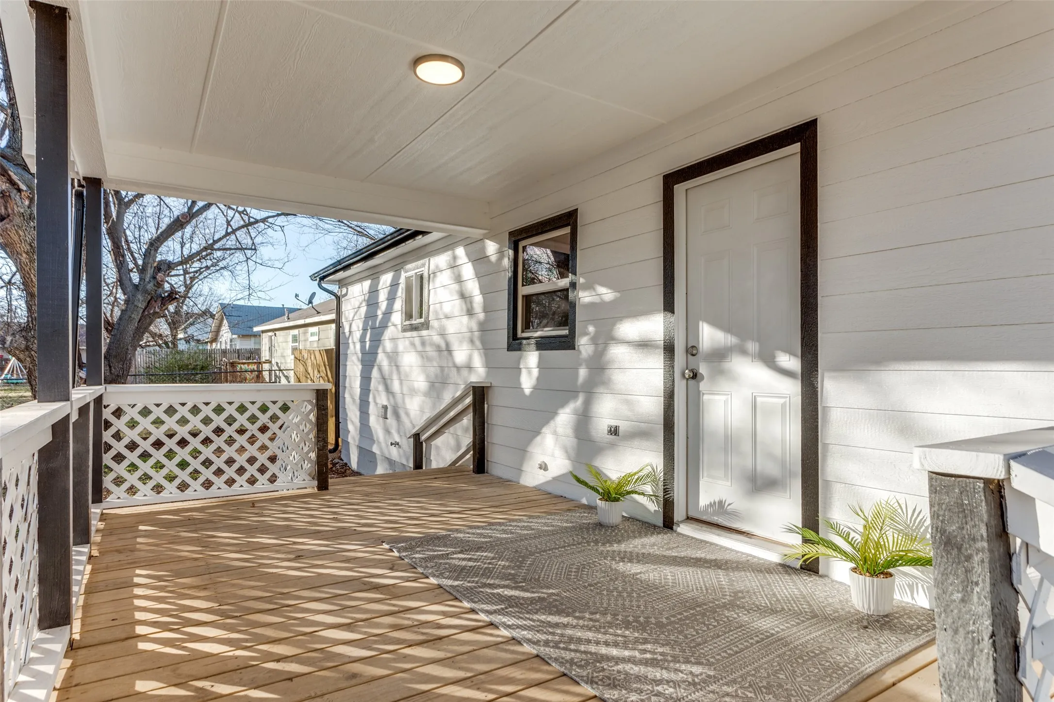 Back patio