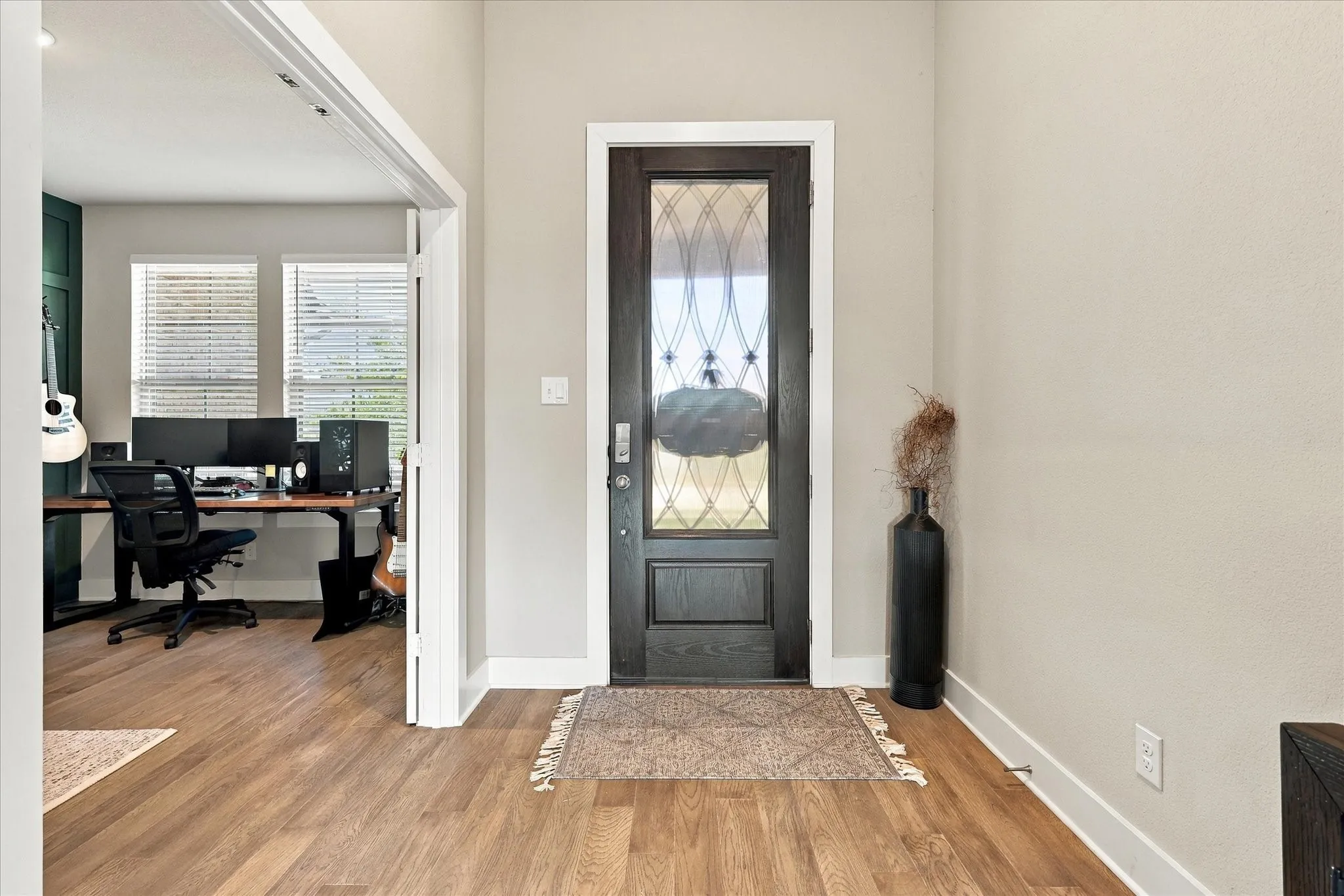Impressive entry with office and double doors which can be a 4th bedroom.
