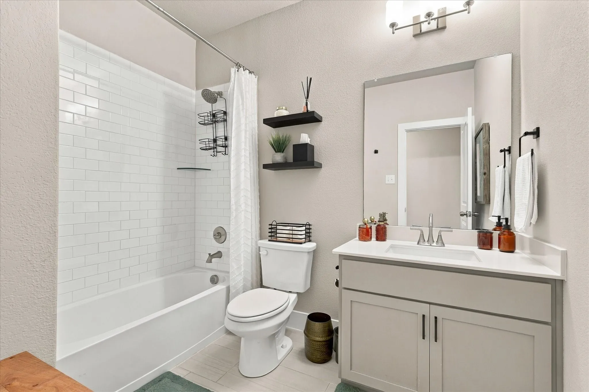 Hall bath and still looks like new.