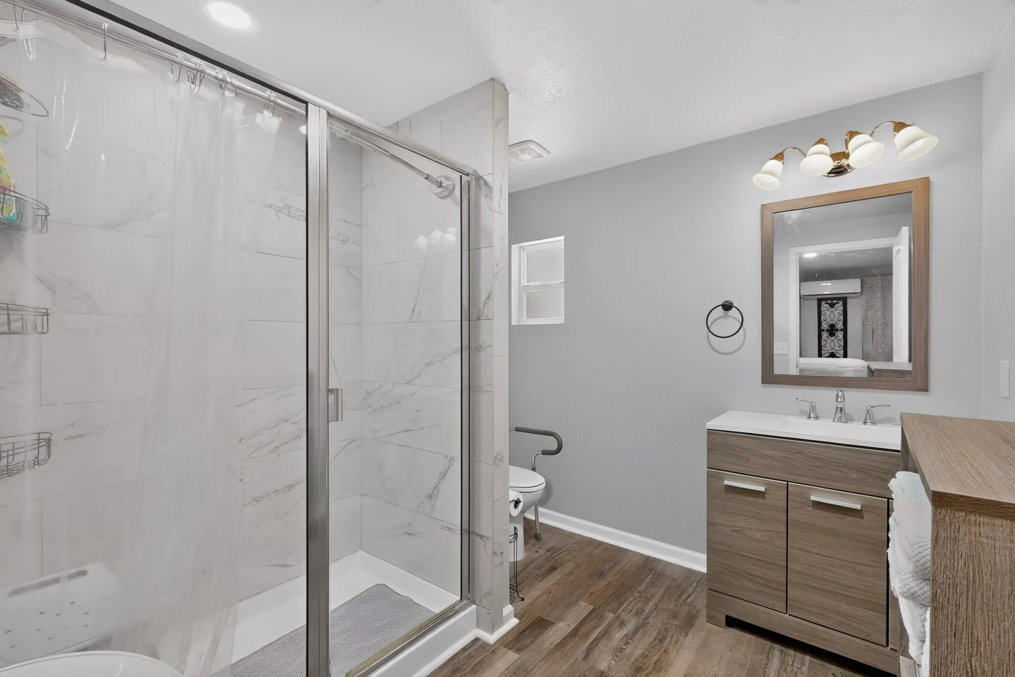 Guest Cottage Full Bath with walk in shower
