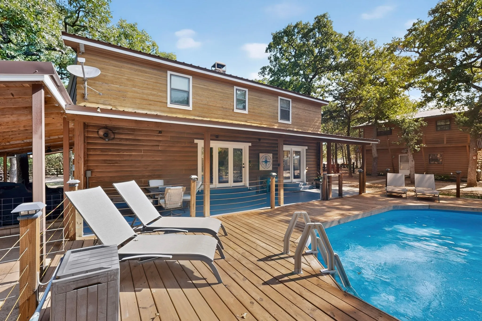 Pool Area and Covered Back Patio