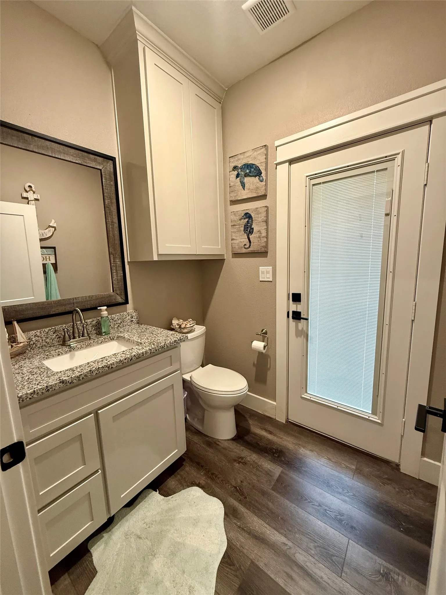 Half Bath off Patio