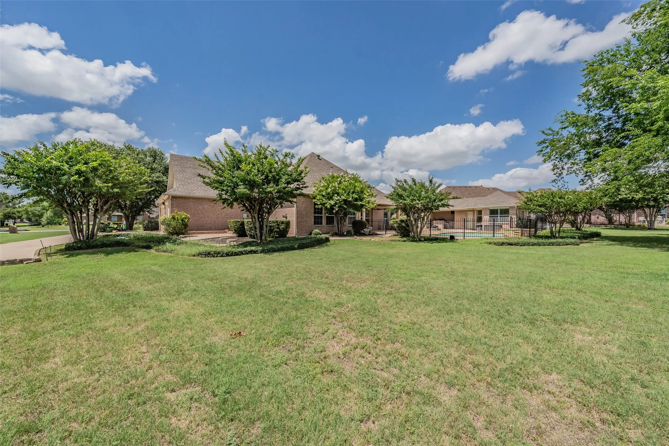 1+ acre lot, with quick walk to both park areas.
