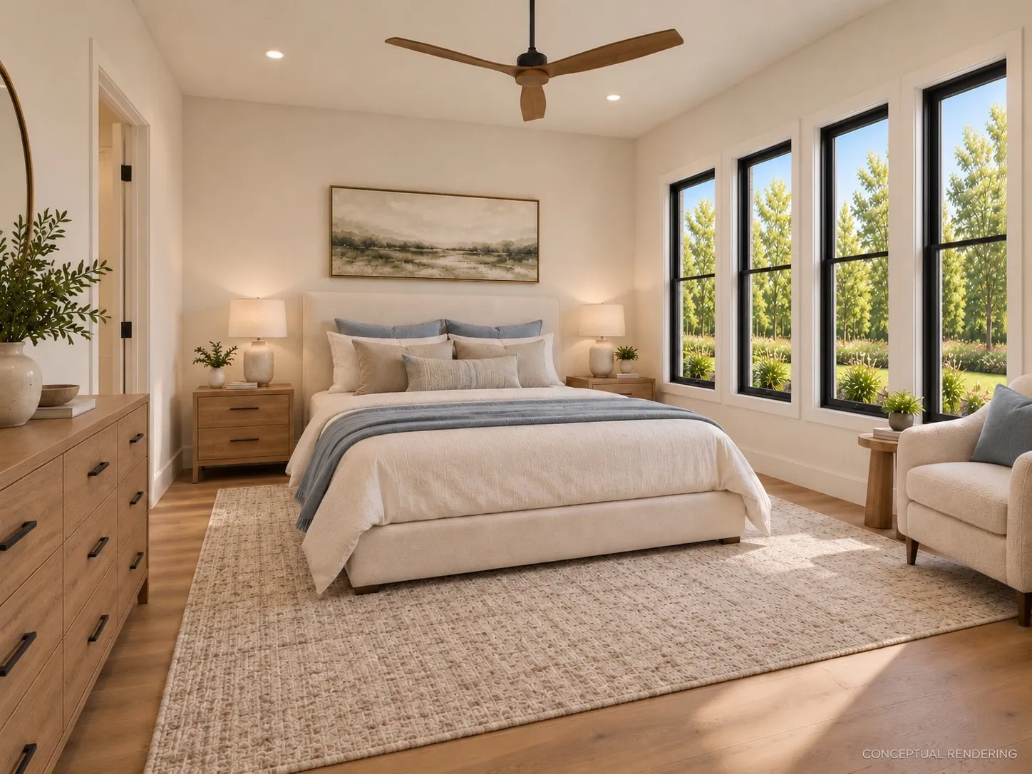 Primary Bedroom. Ai Generated